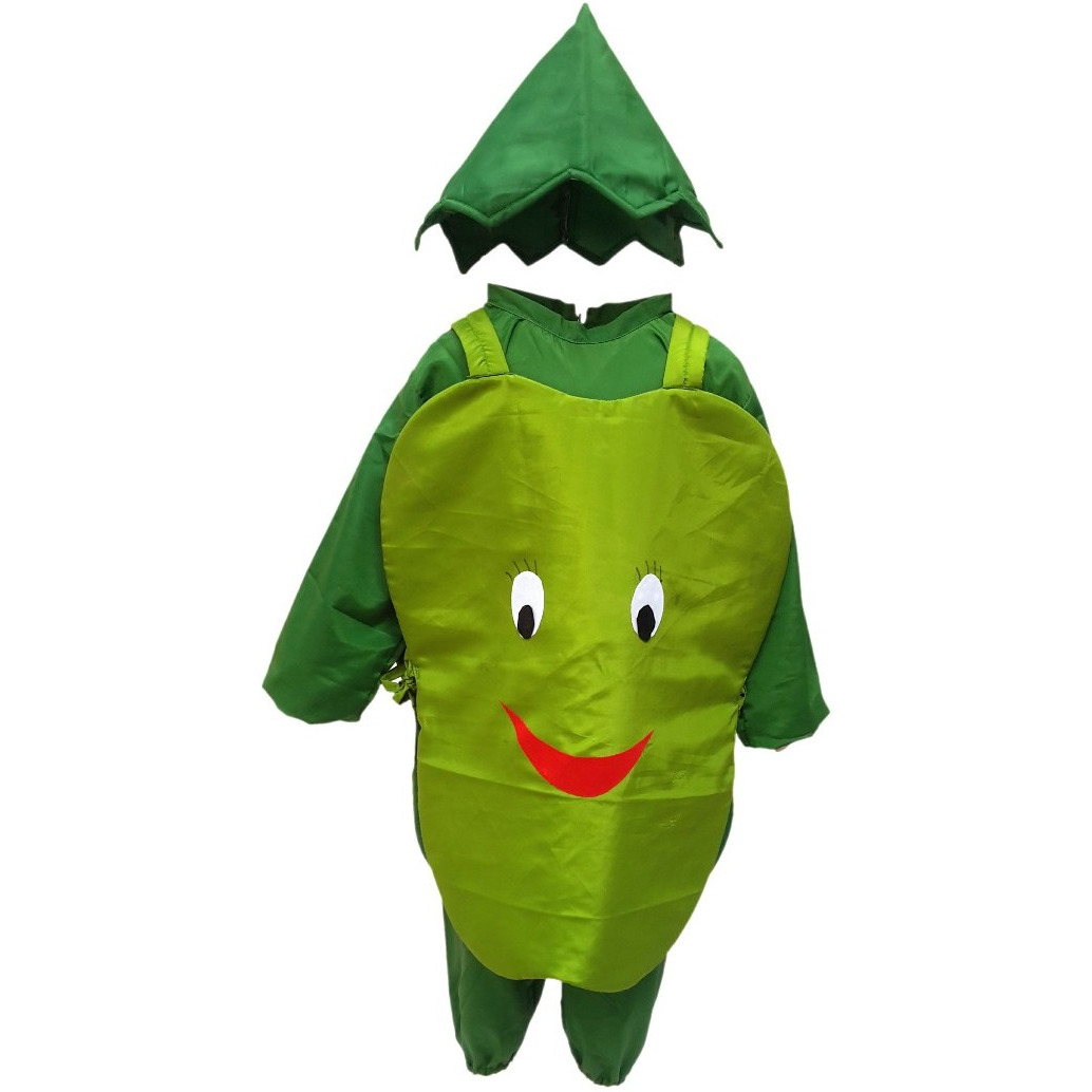 KFD Capsicum fancy dress for kids,Vegetables Costume for Annual function/Theme Party/Competition/Stage Shows Dress