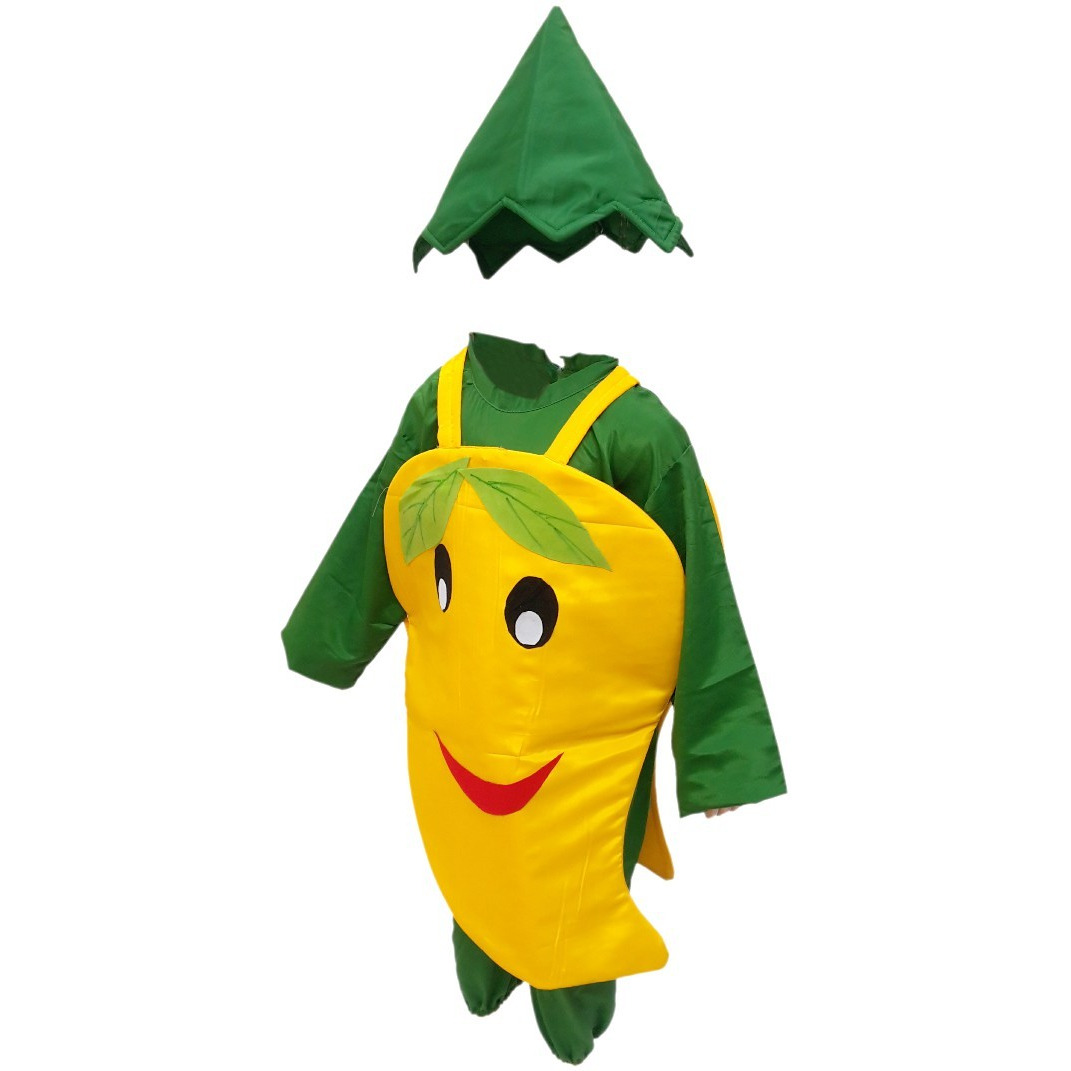 KFD Mango fancy dress for kids,Fruits Costume for Annual function/Theme Party/Competition/Stage Shows Dress