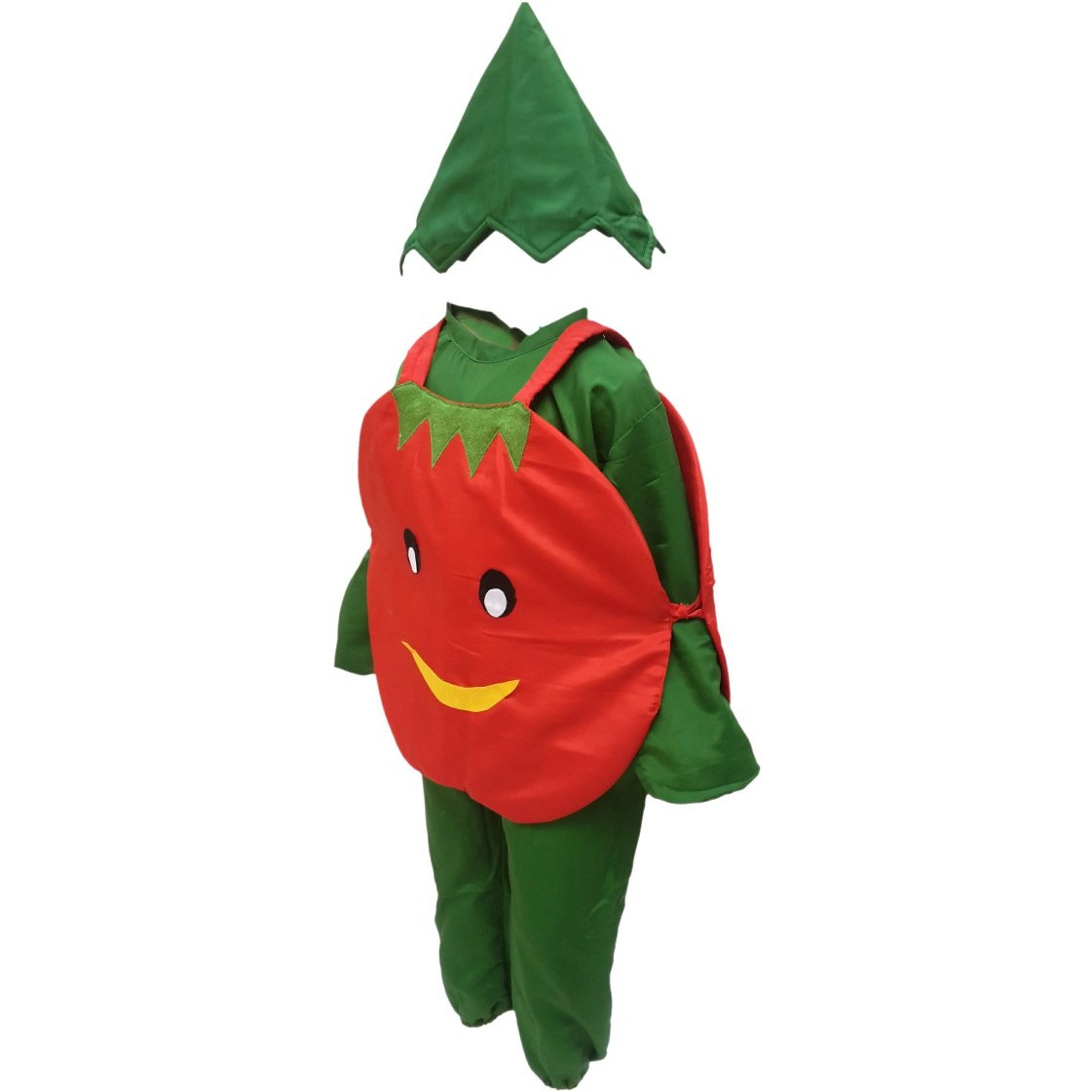 KFD Tomato fancy dress for kids,Vegetables Costume for School Annual function/Theme Party/Competition/Stage Shows Dress