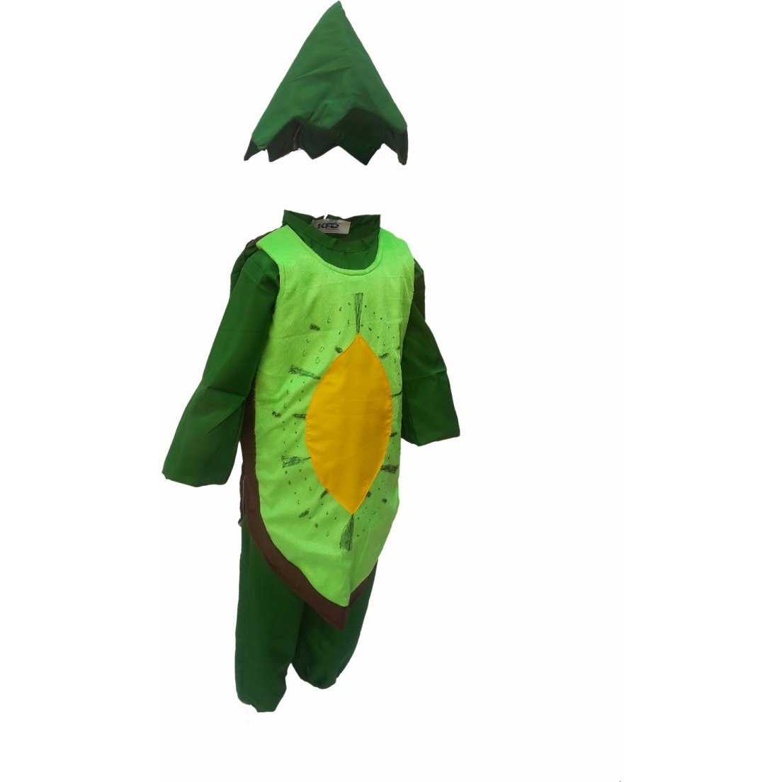 KFD Kiwi fancy dress for kids,Fruits Costume for School Annual function/Theme Party/Competition/Stage Shows Dress