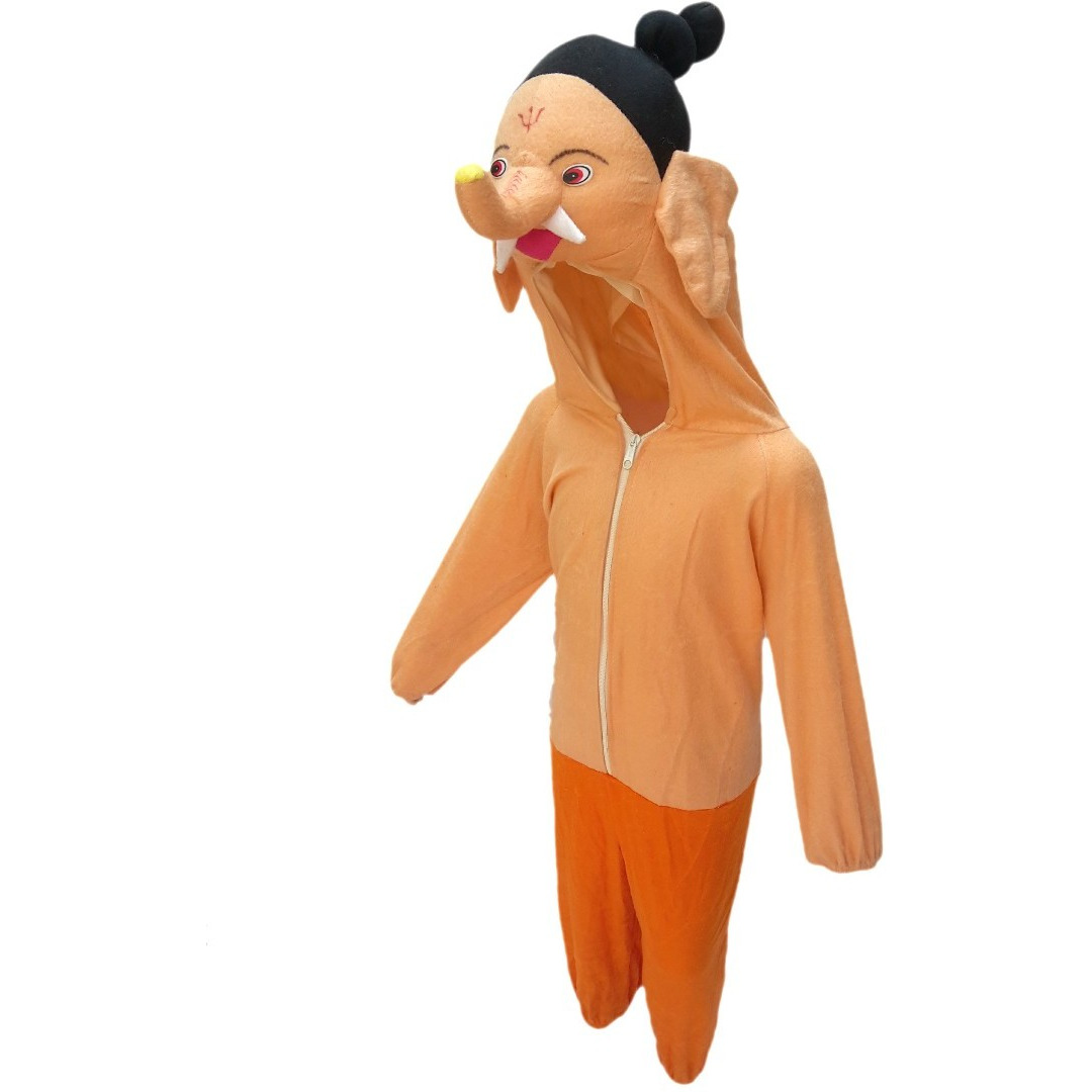 KFD Bal Ganesha Fancy dress for kids,Cartoon/Super Hero Costume for Annual function/Theme Party/Stage Shows/Competition/Birthday Party Dress