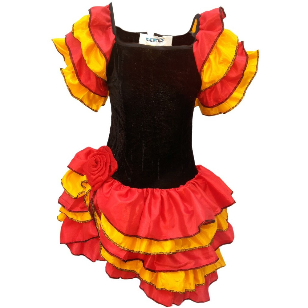 KFD Flamingo Girl fancy dress for kids,Western Costume for Annual function/Theme Party/Competition/Stage Shows/Birthday Party Dress