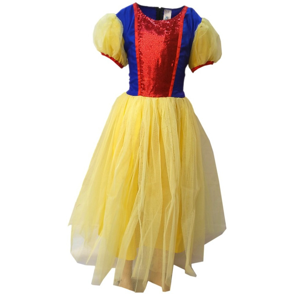 KFD Snow White Fancy Dress for kids,Fairy Teles,Story Book Costume for Annual function/Theme Party/Competition/Stage Shows/Birthday Party Dress