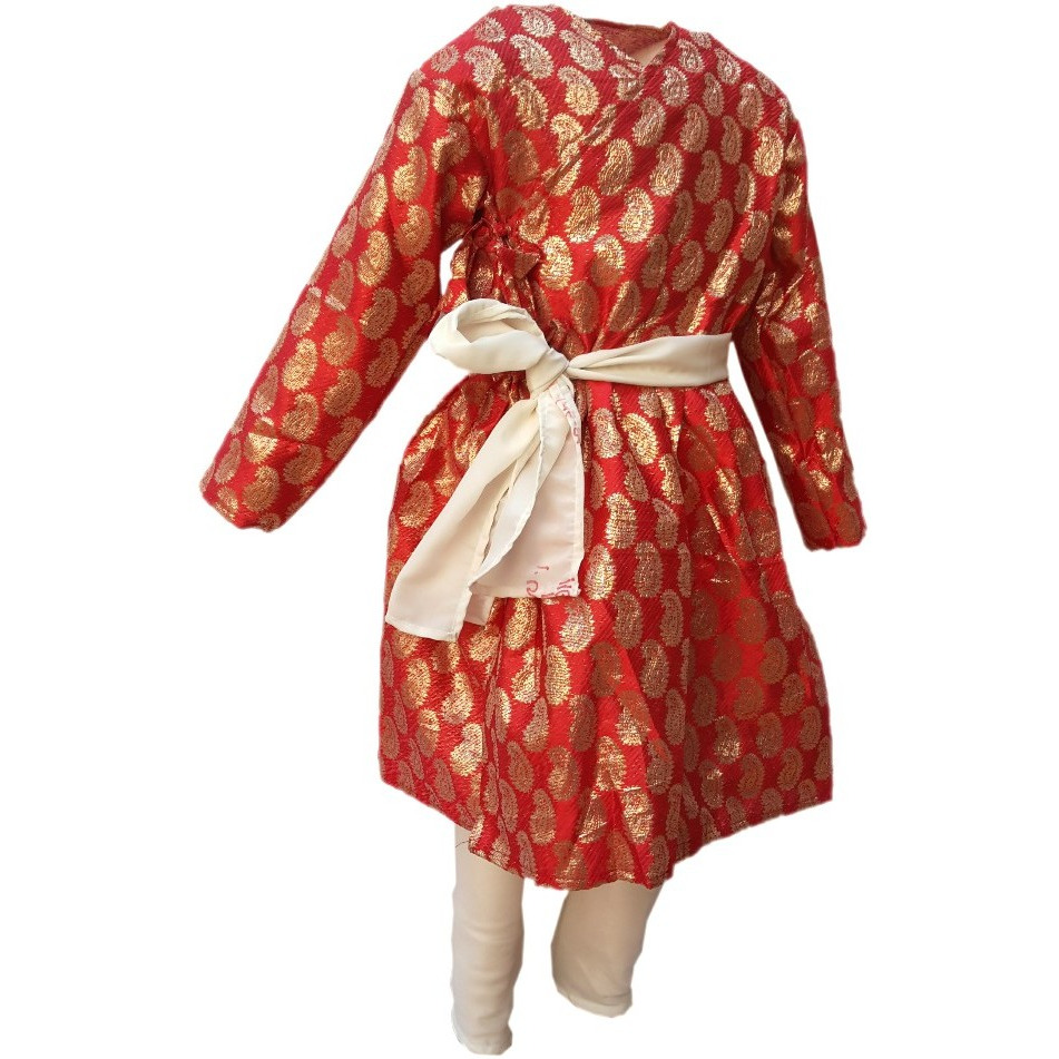 KFD Gujrati Boy Green Color fancy dress for kids,Indian State Traditional Wear for Annual function/Theme party/Competition/Stage Shows Dress