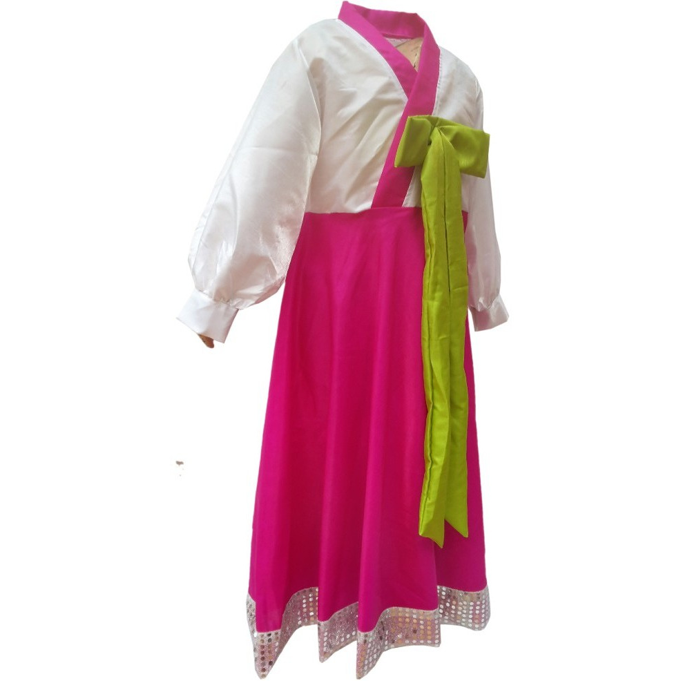 KFD Korean Girl fancy dress for kids,International Traditional Wear for Annual function/Theme Party/Competition/Stage Shows/Birthday Party Dress