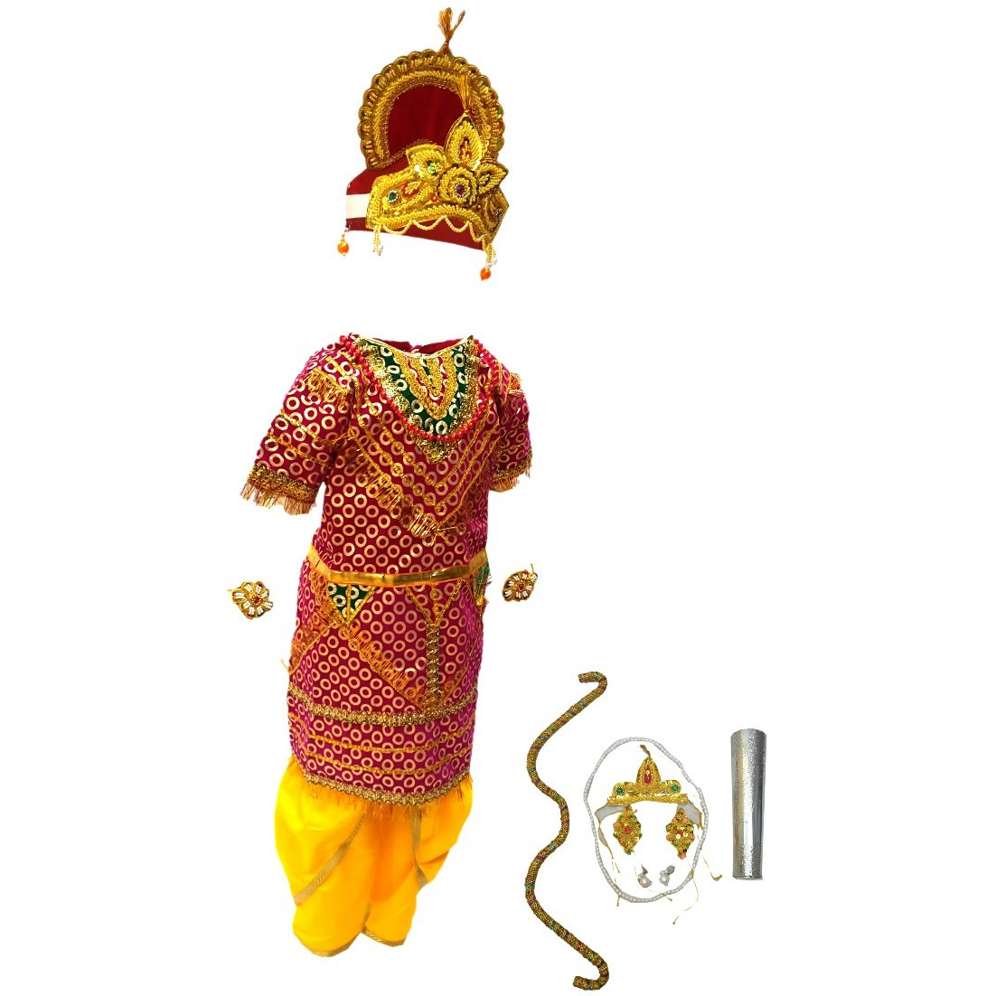 KFD Shri Ram fancy dress for kids,Ramleela/Dussehra/Mythological Character for Annual function/Theme Party/Competition/Stage Shows Dress