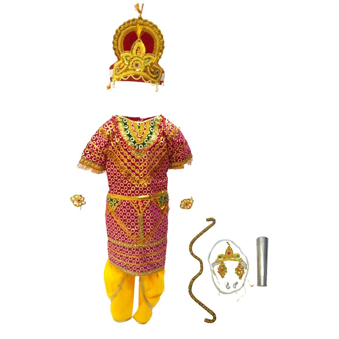KFD Shri Ram fancy dress for kids,Ramleela/Dussehra/Mythological Character for Annual function/Theme Party/Competition/Stage Shows Dress