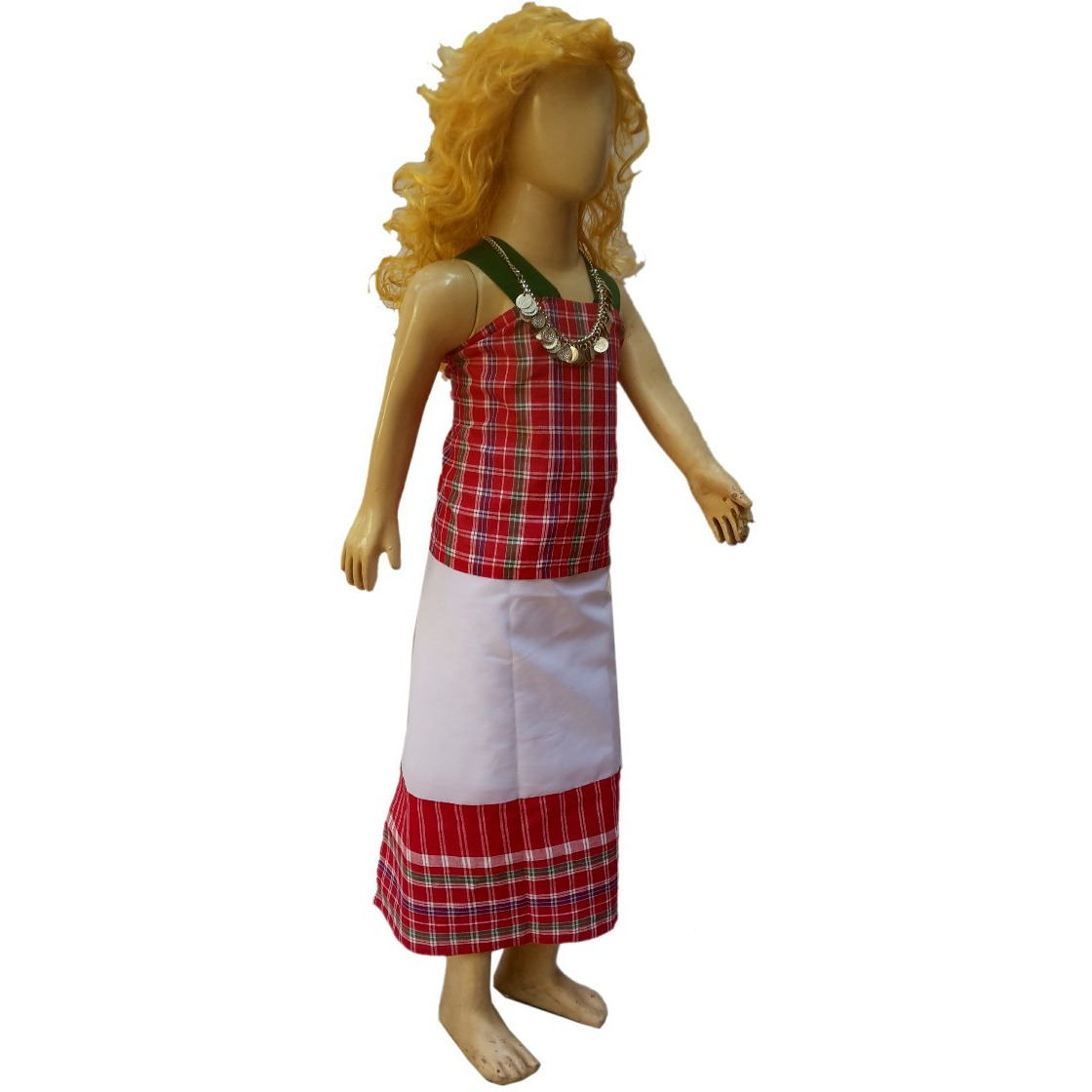 KFD Tripura Girl fancy dress for kids,Indian State Traditional Wear for Annual function/Theme Party/Competition/Stage Shows/Birthday Party Dress