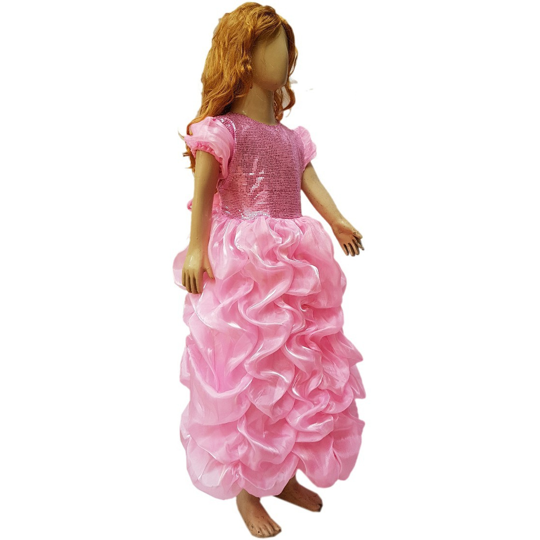 KFD pink barbie gown fancy dress for kids