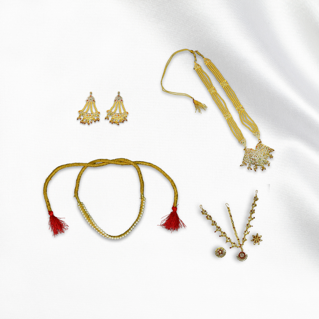 Bharatnatyam Jewellery for Kids Classical Dance Jewellery Set Accessories