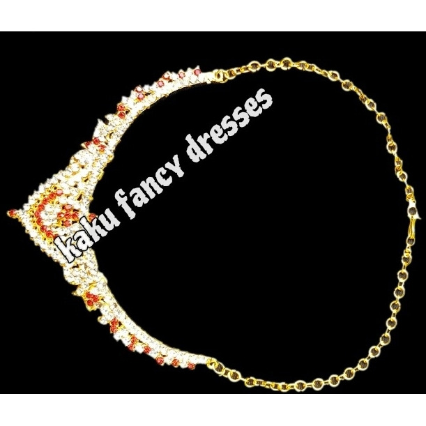 Kids Ethnic Golden Necklace for Cultural & Fancy Dress Events