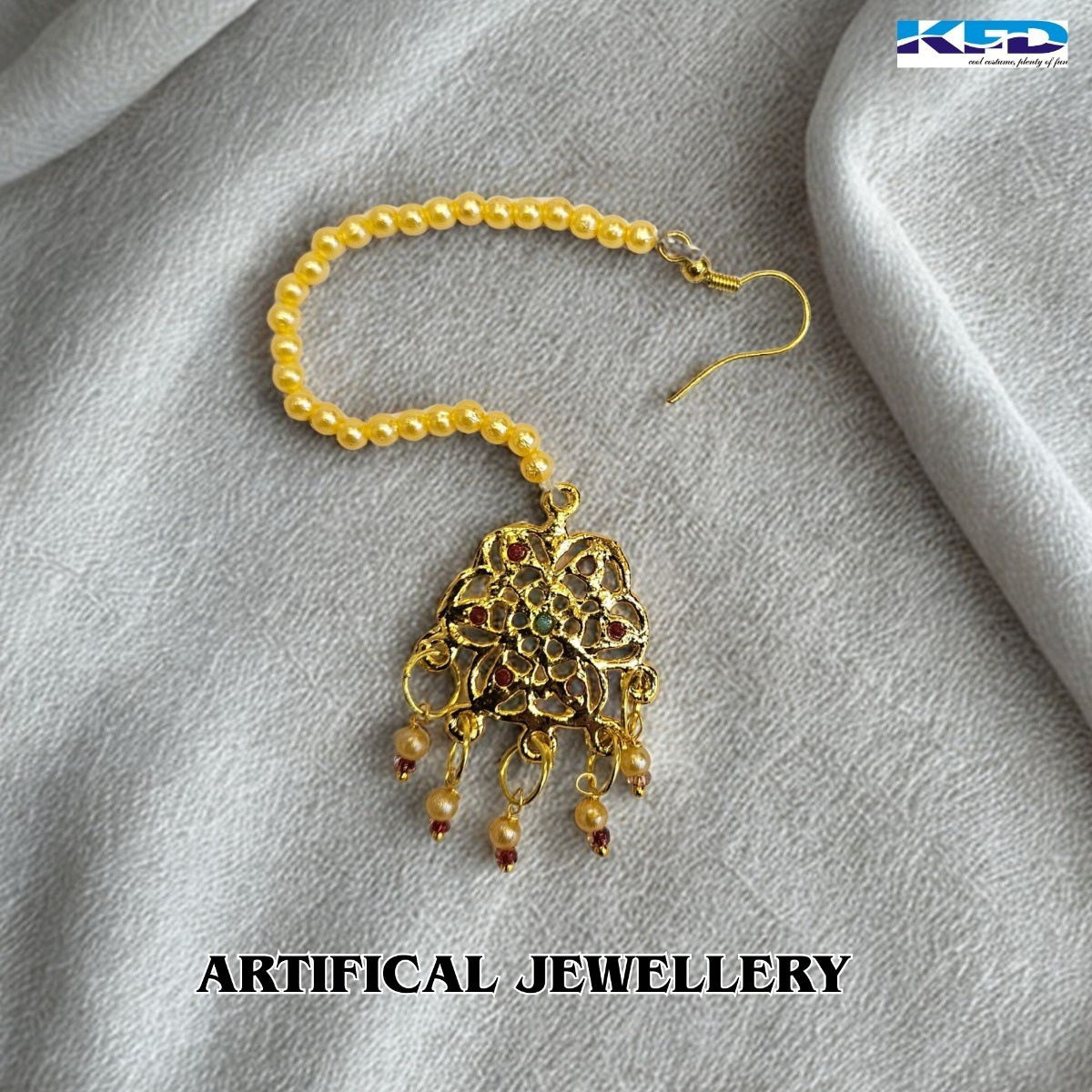 Kids Golden Mang Teeka For Fancy Dress & Mythological Costume