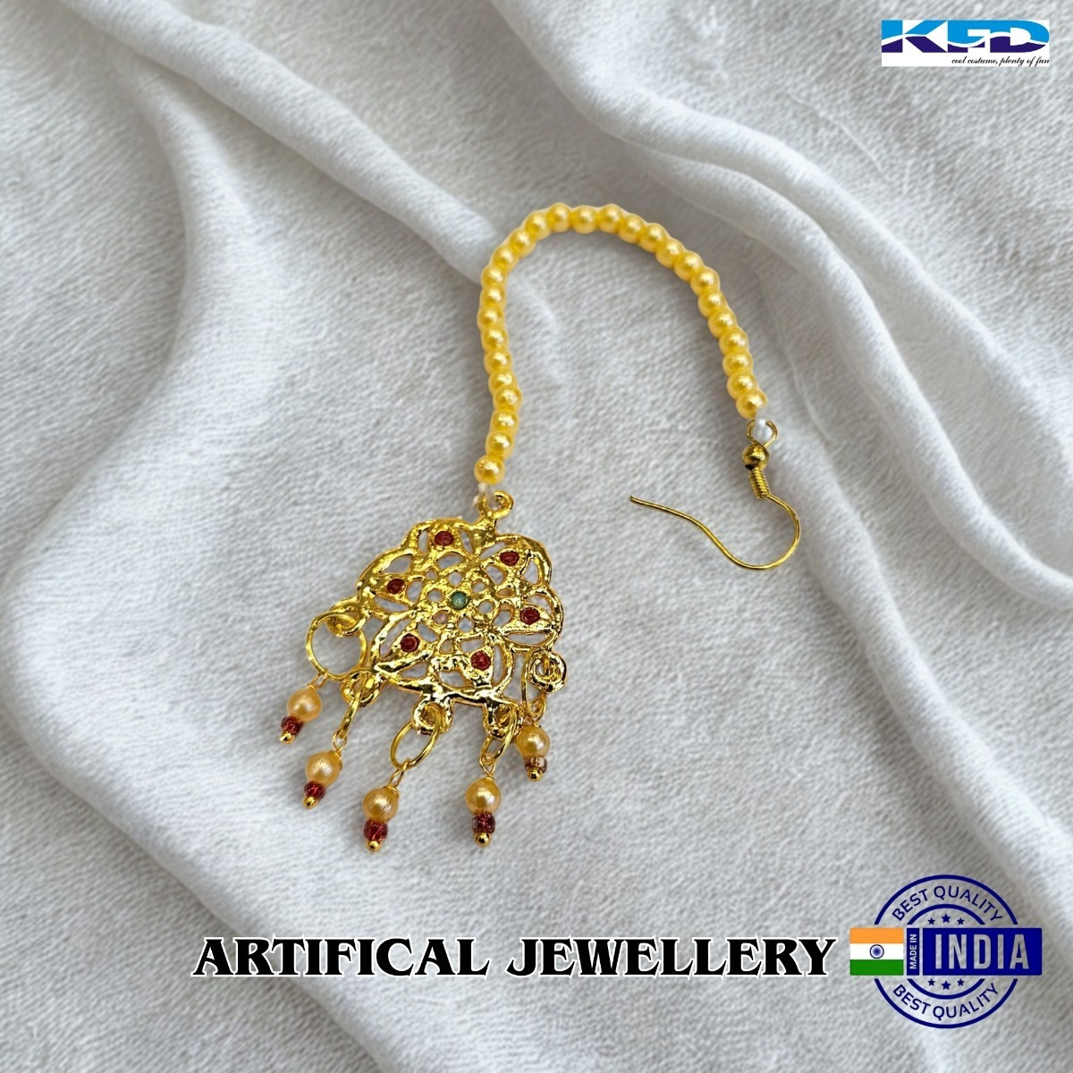 Kids Golden Mang Teeka For Fancy Dress & Mythological Costume