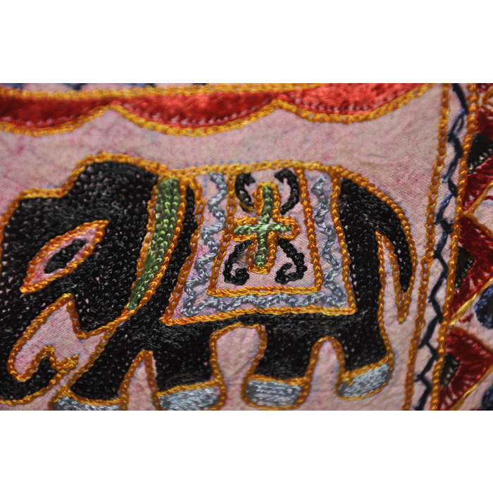 Xmas Gifts Women Handbag Shoulder Bag Handmade Elephant Embroidered Bags 11X11 Inch