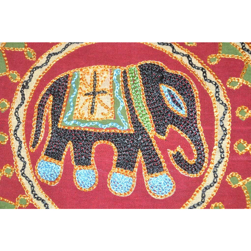 Indian Sling Jhola Bag Elephant Embroidered Messenger Cross Body Shoulder Bag