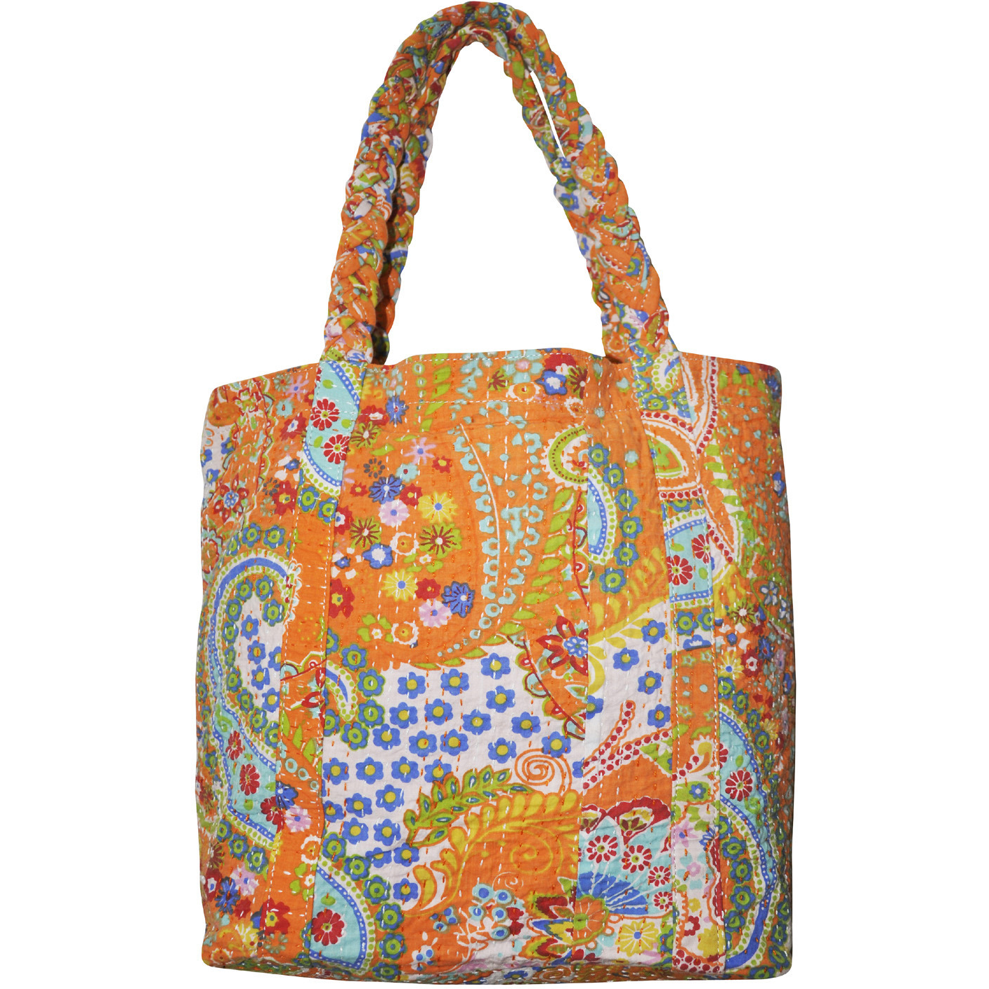 New Tote Shopping Bag Floral Printed Gift Fashion Shoulder Handbag 18 Inch Women's