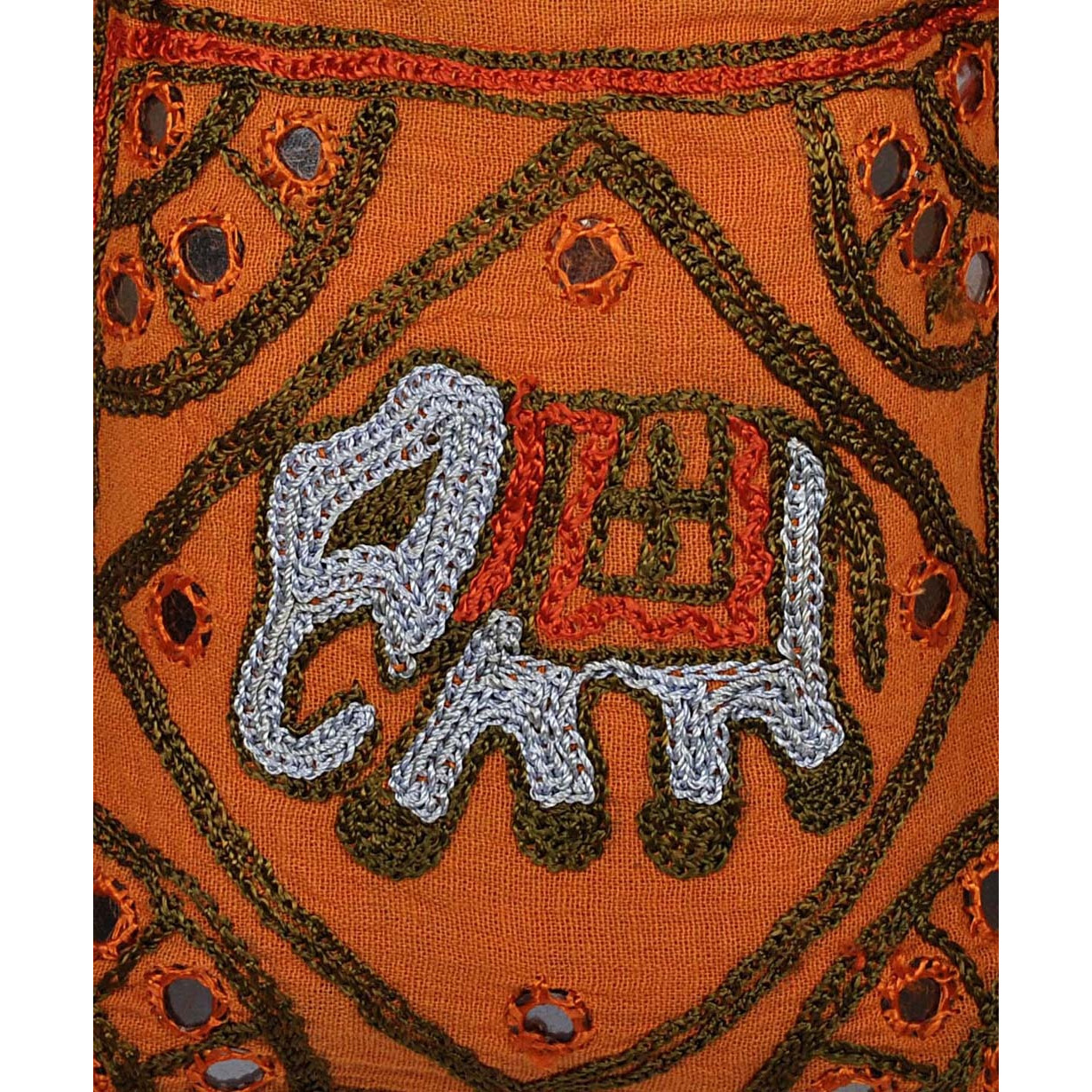 Women's Shoulder Pocket Bag Elephant Embroidered Gift Cross Body Bags 6 x 8 Inch