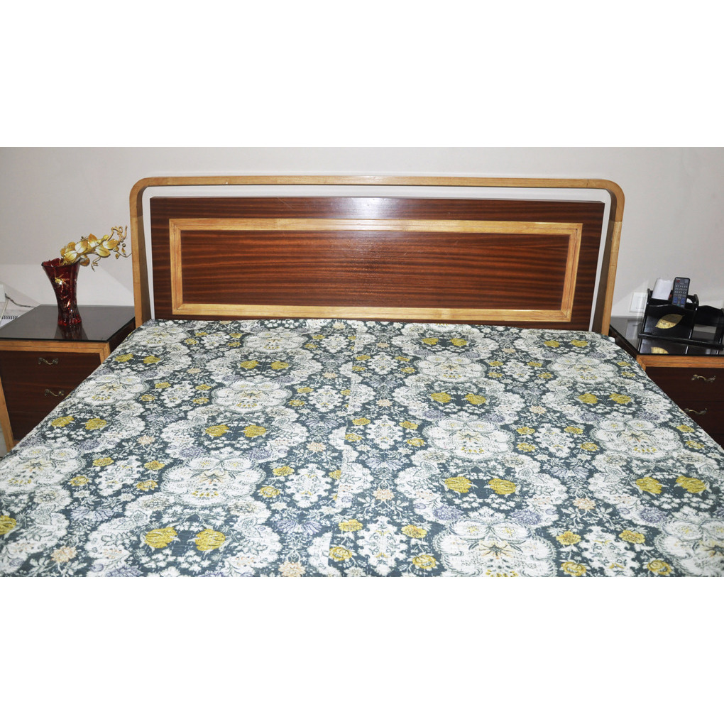 Floral Printed Bed Sheet Cotton Indian Cotton Bedspreads Tapestry