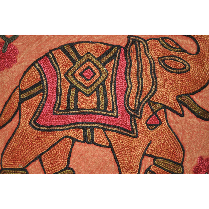 Indian Vintage Cushion Cover Decor Embroidered Pillow Covers 17  Bedding Gift