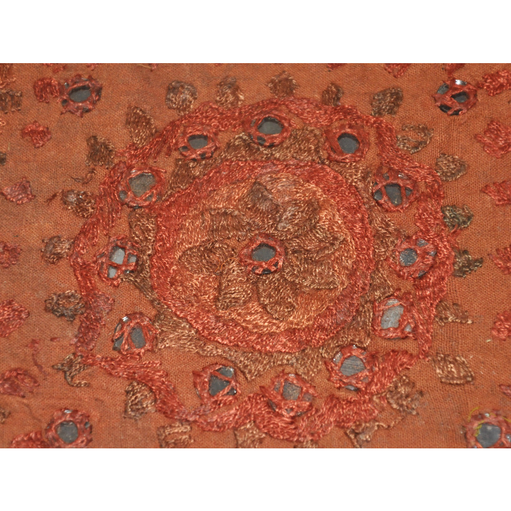 Vintage Embroidered Cushion Covers Patchwork Indian Cotton Pillow Case Throw 16 Inch