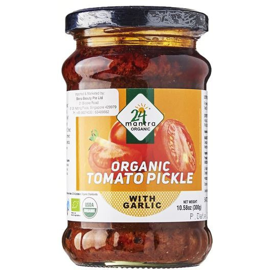 24 Mantra Organic Tomato Pickle - 10.58 Oz (300 Gm)