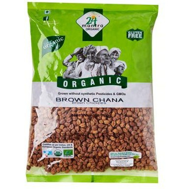 24 Mantra Organic Brown Chana - 4 Lb
