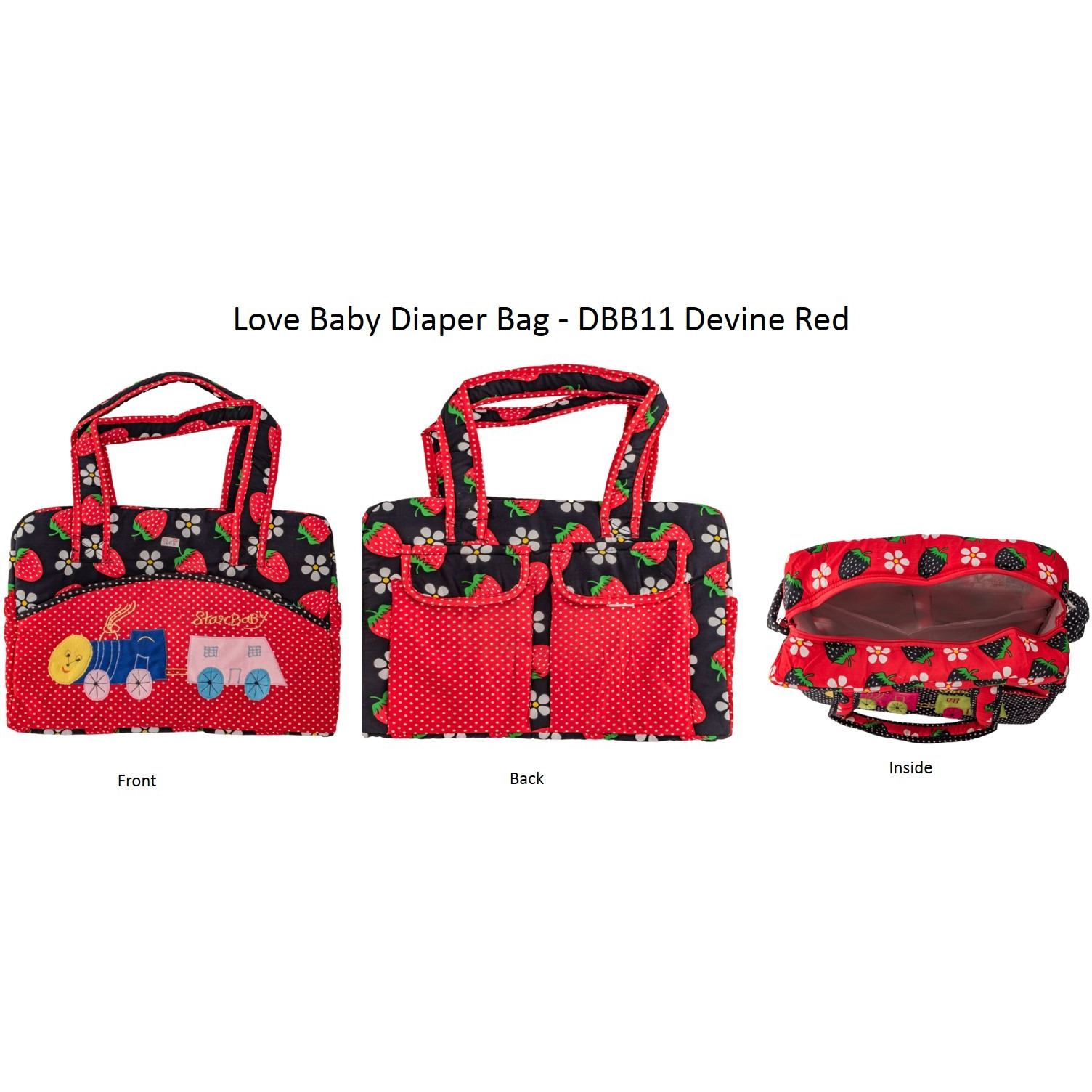 Love Baby Diaper Bag Multi-Utility Wire Bag - DBB11 Red