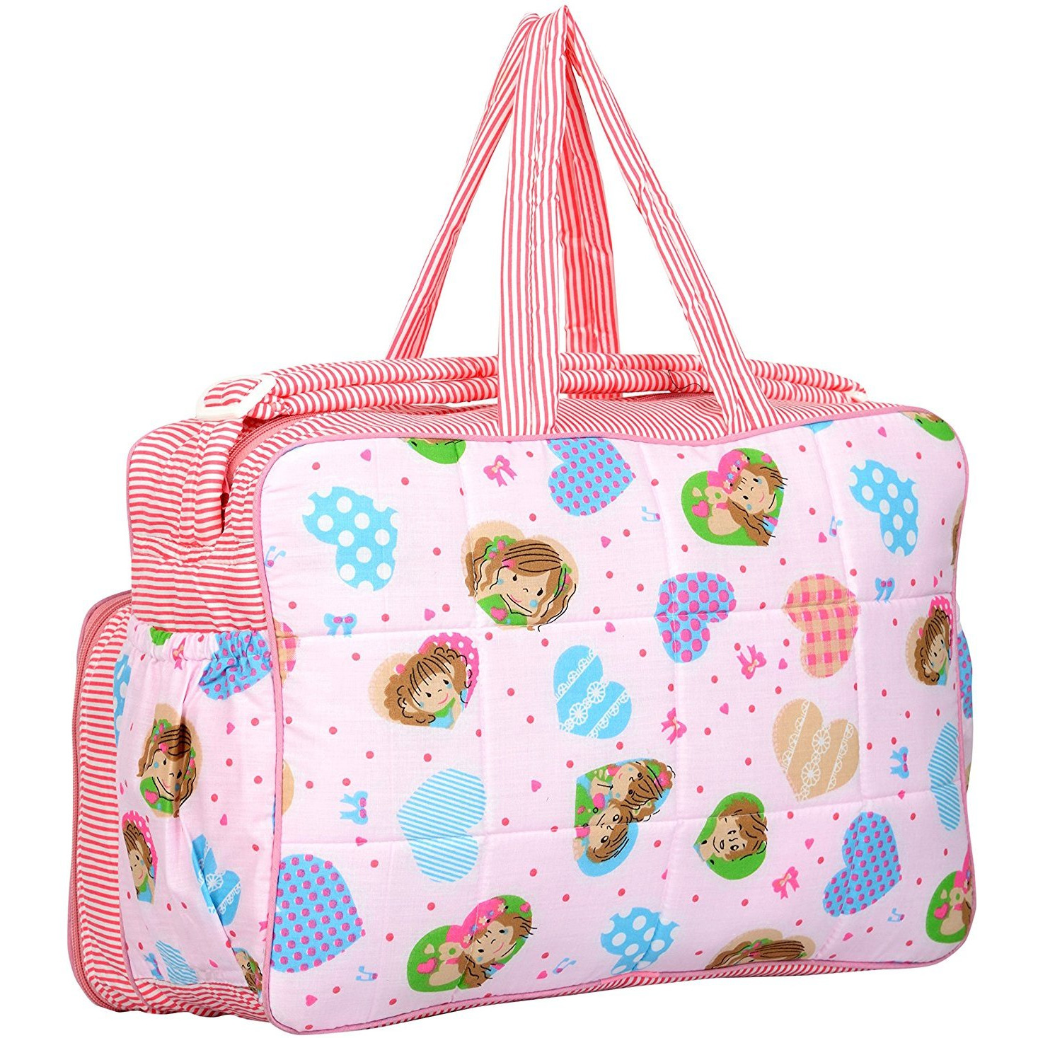 Love Baby Diper Bag Multiutility Wire bag - DBB18 Pink