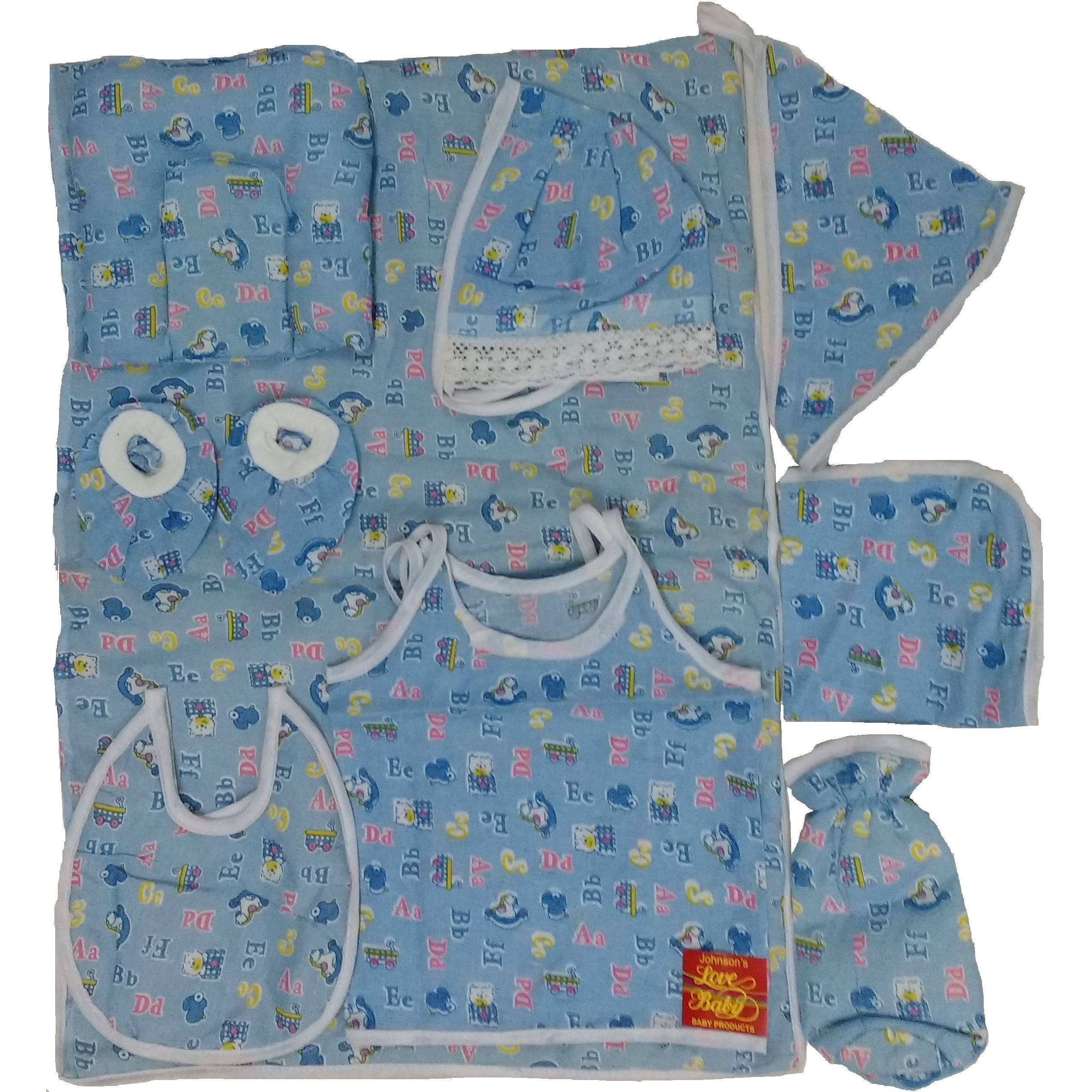 Love Baby 9 Pc Gift Bag - 505 Blue P1