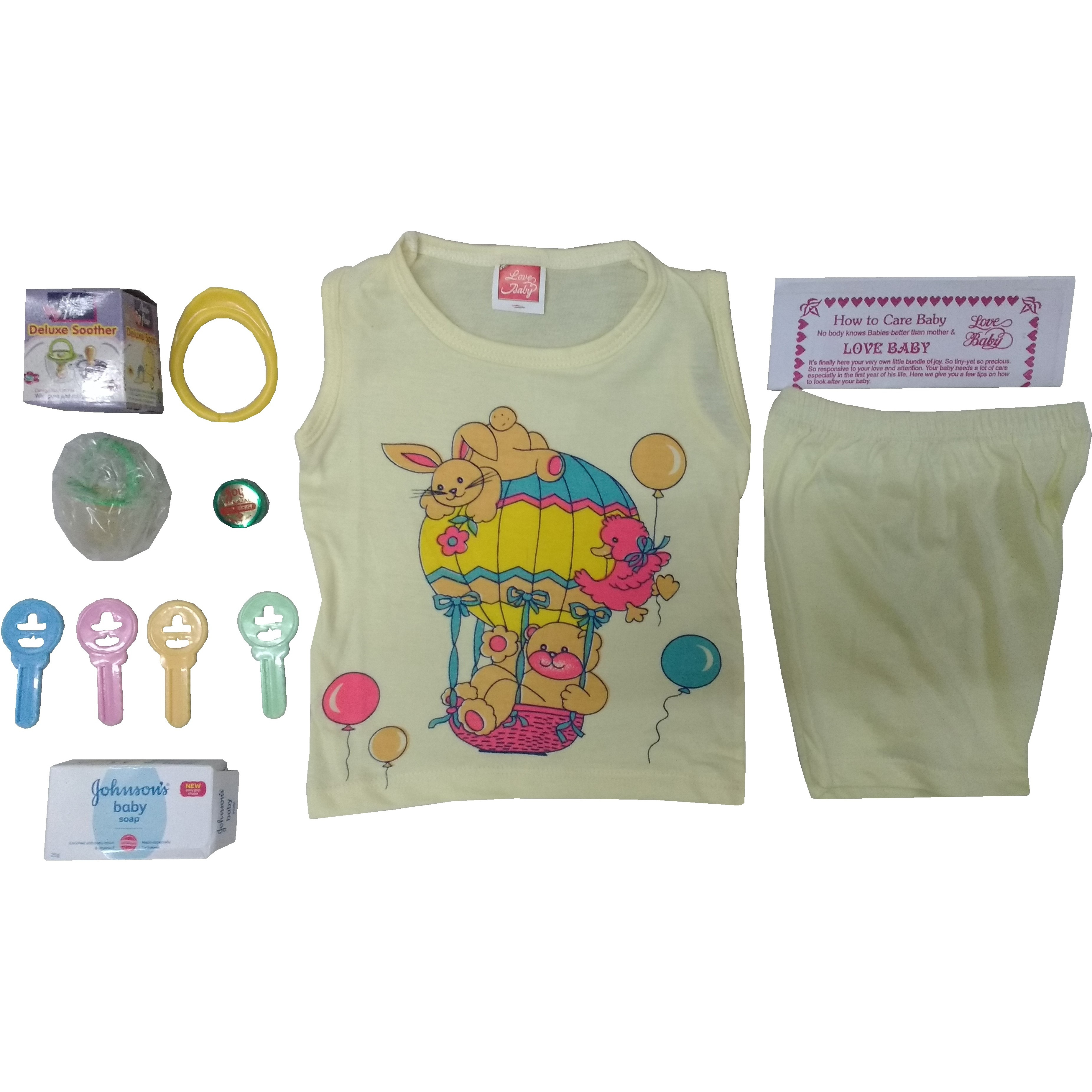 Love Baby Gift Set - Butterfly Yellow