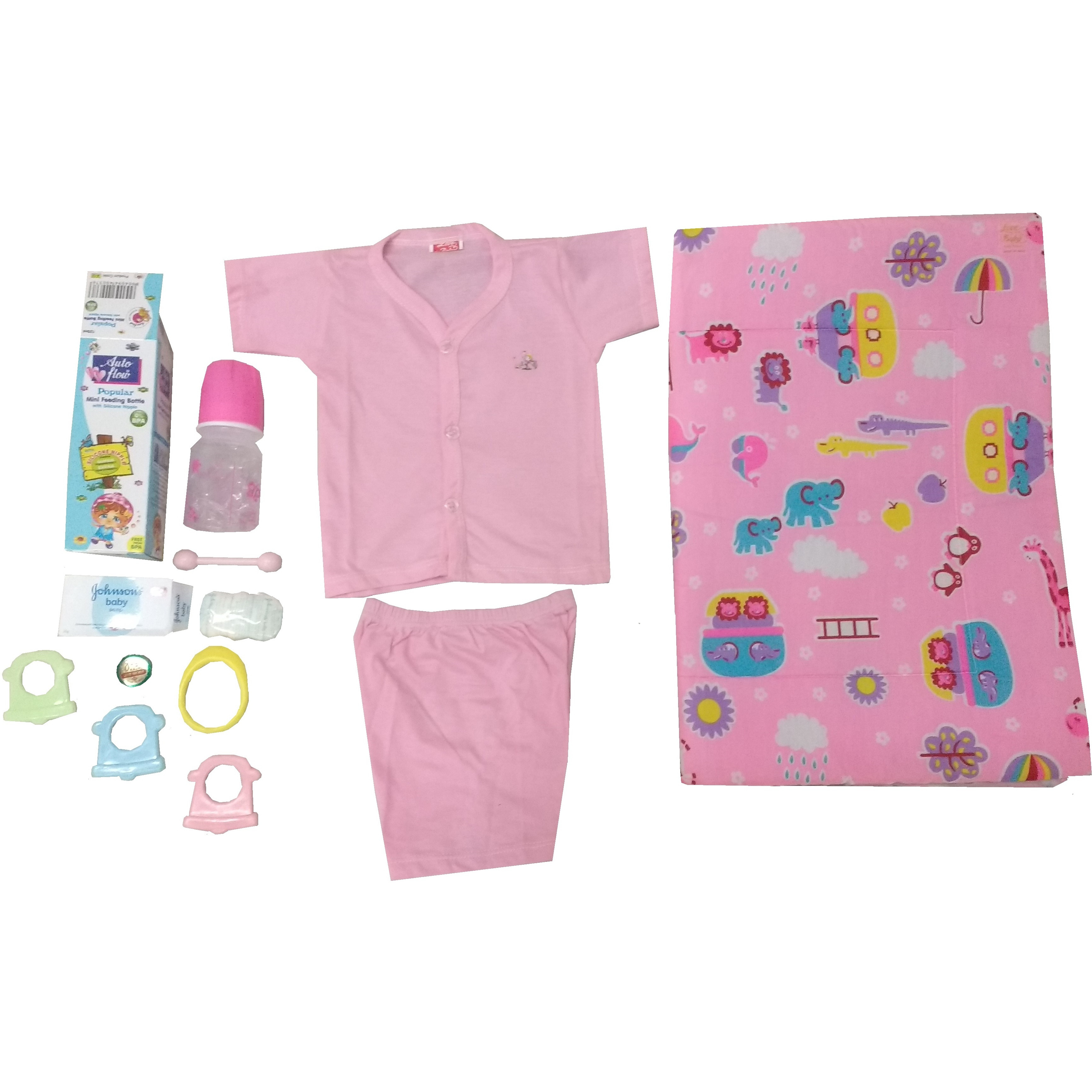 Love Baby Gift Set - Cielo Pink