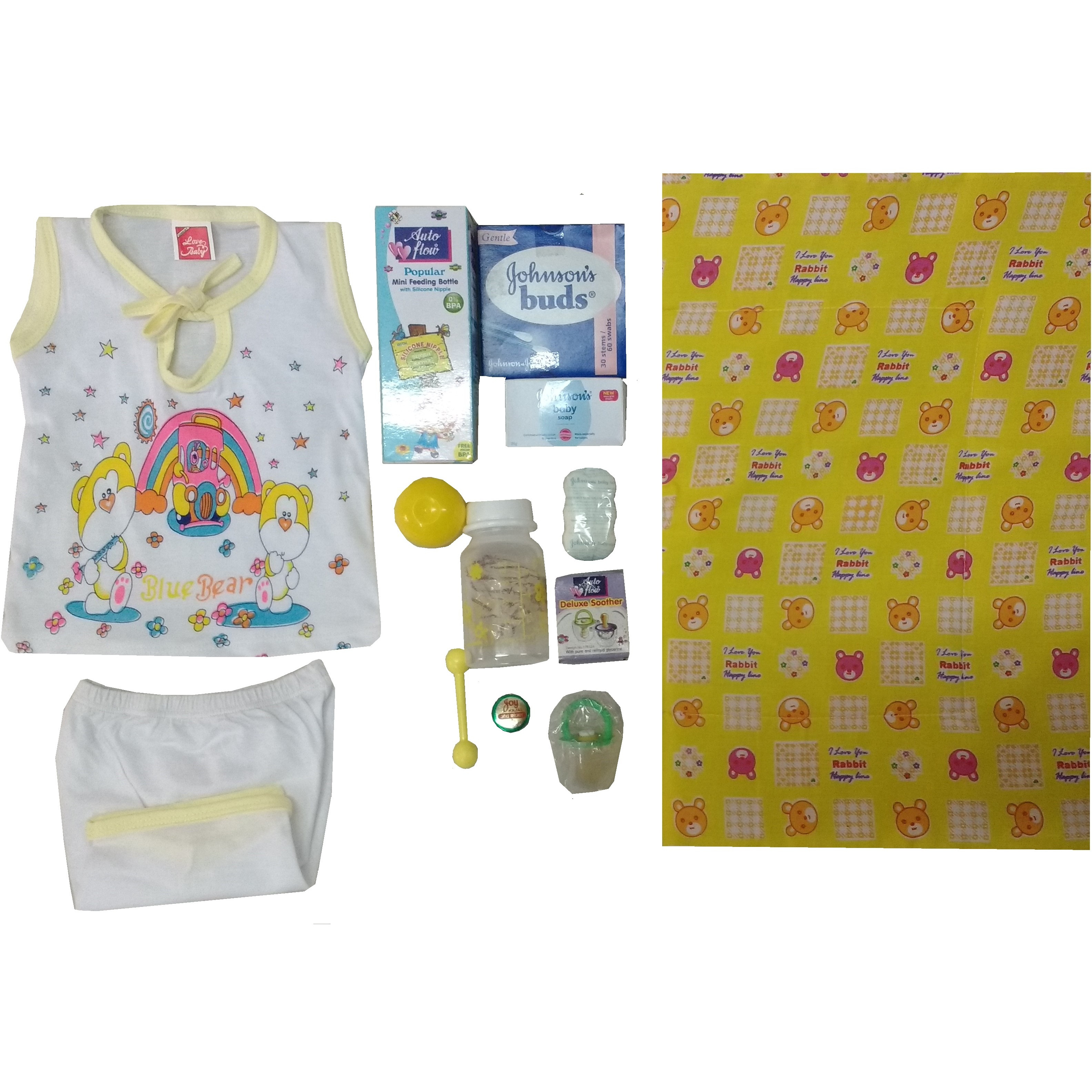 Love Baby Gift Set - Gold Coin Yellow
