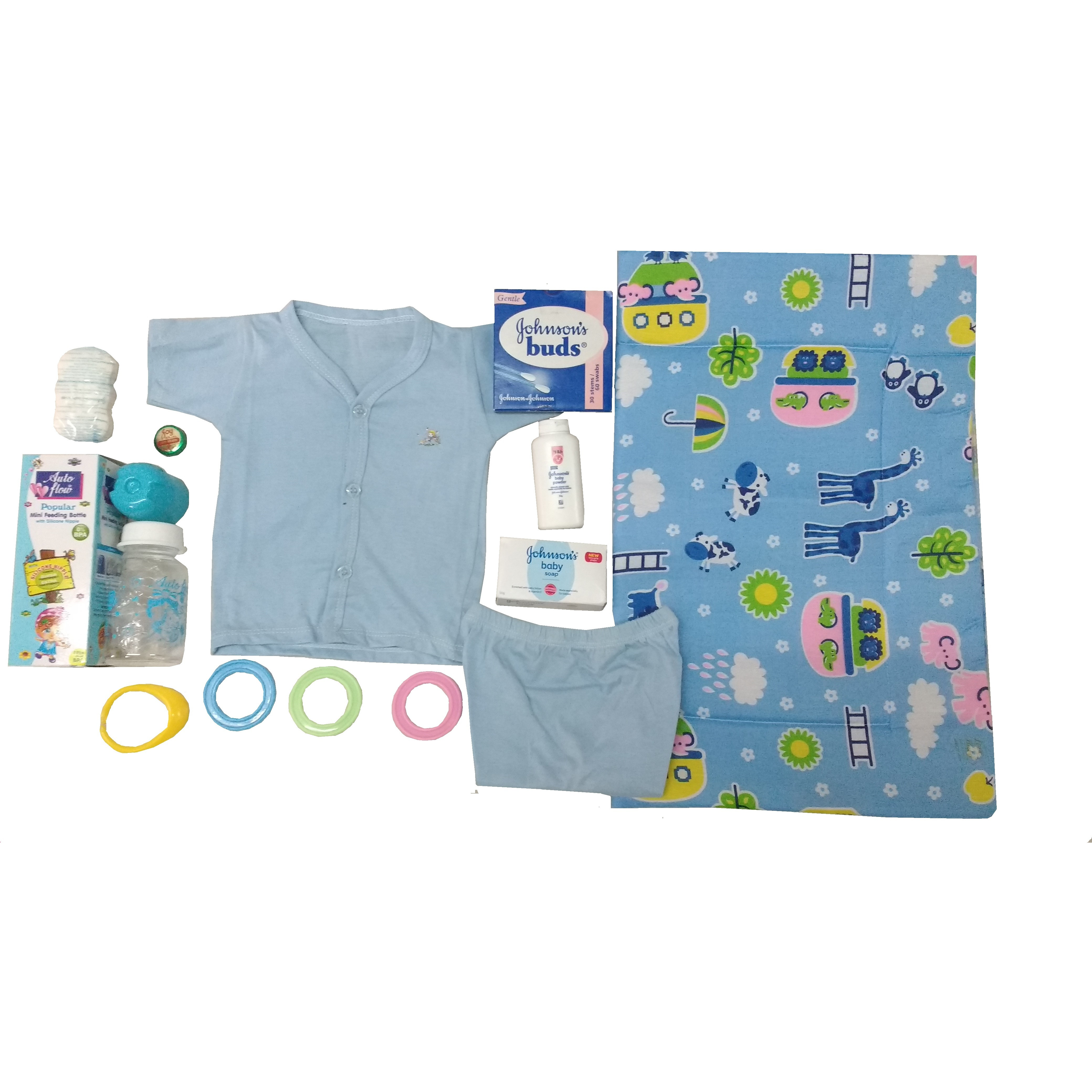 Love Baby Gift Set -Lemon Drop Blue