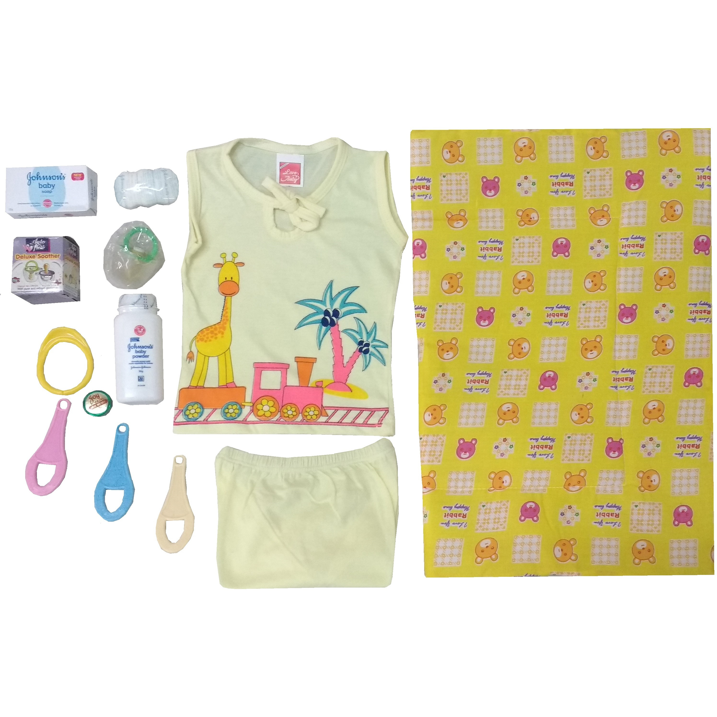 Love Baby Gift Set - Pinky Yellow