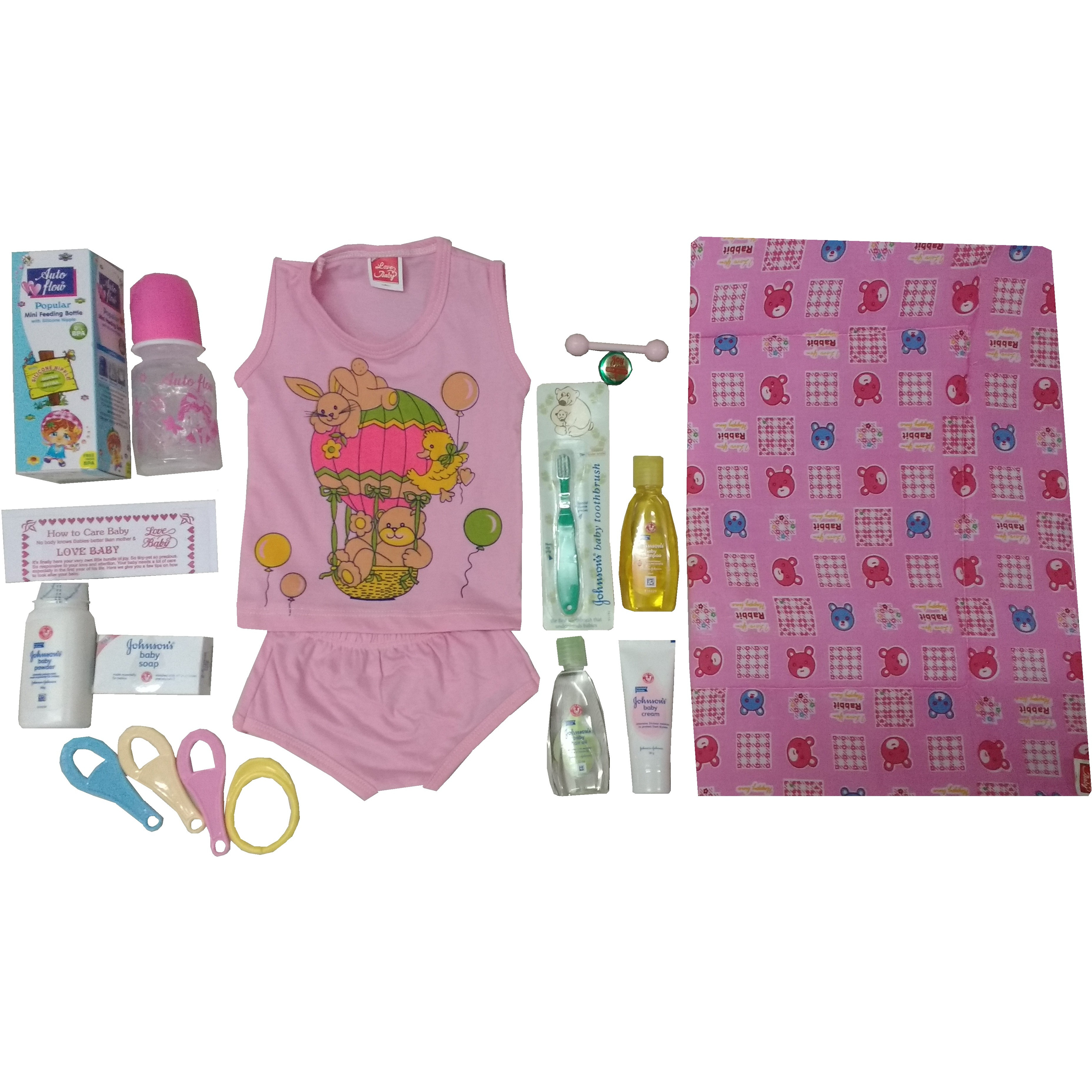 Love Baby Gift Set - Premium Pink