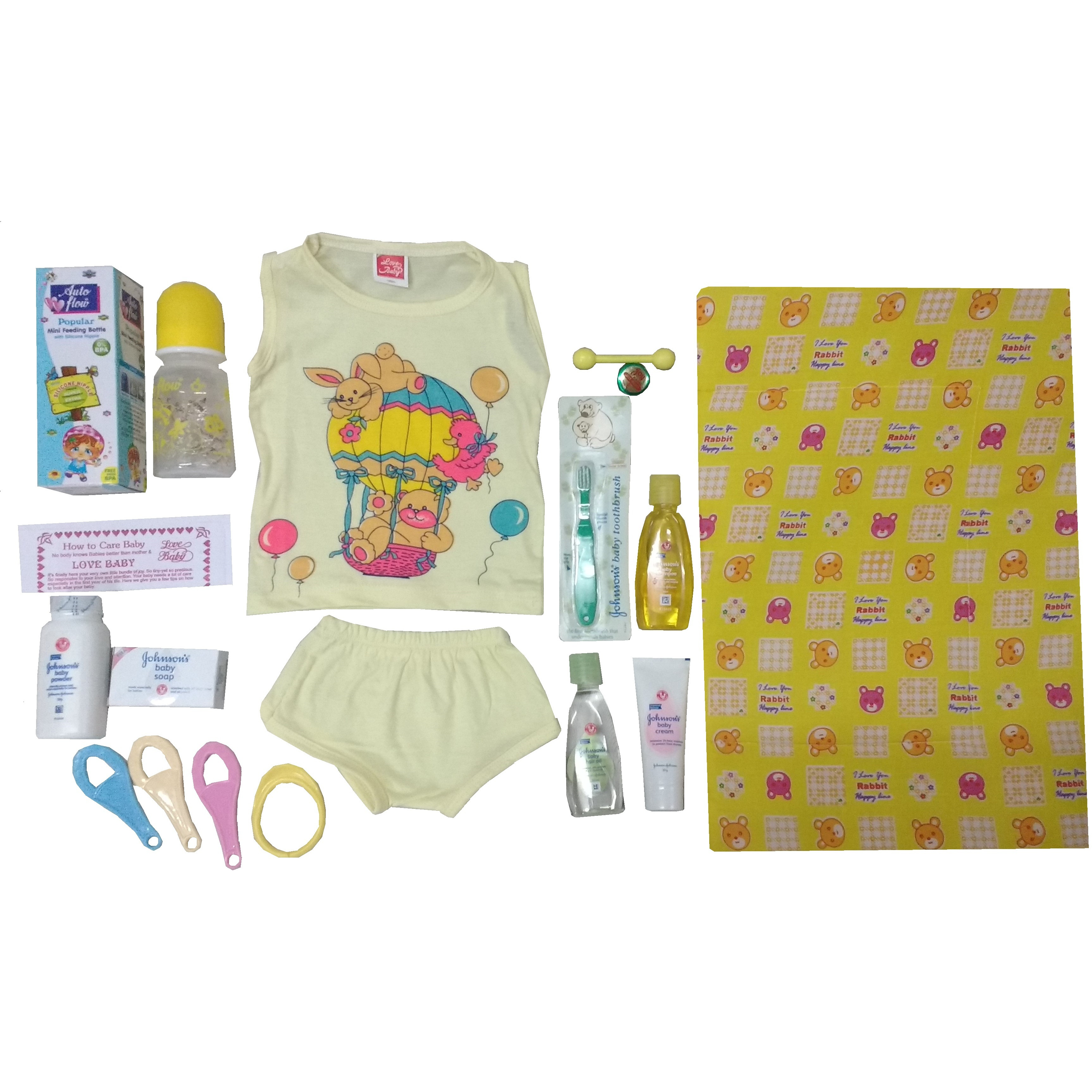 Love Baby Gift Set - Premium Yellow