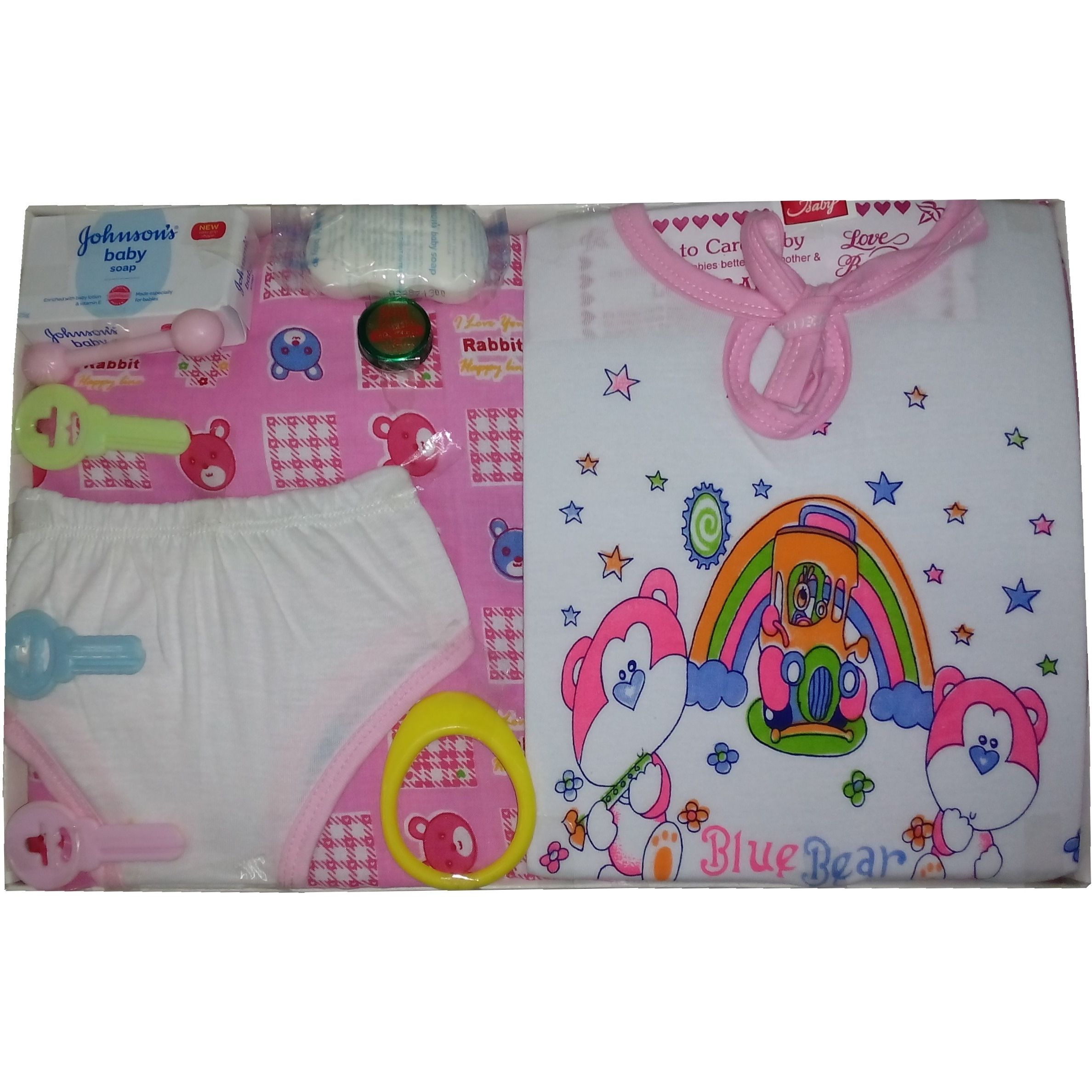 Love Baby Gift Set - Pushpak Pink