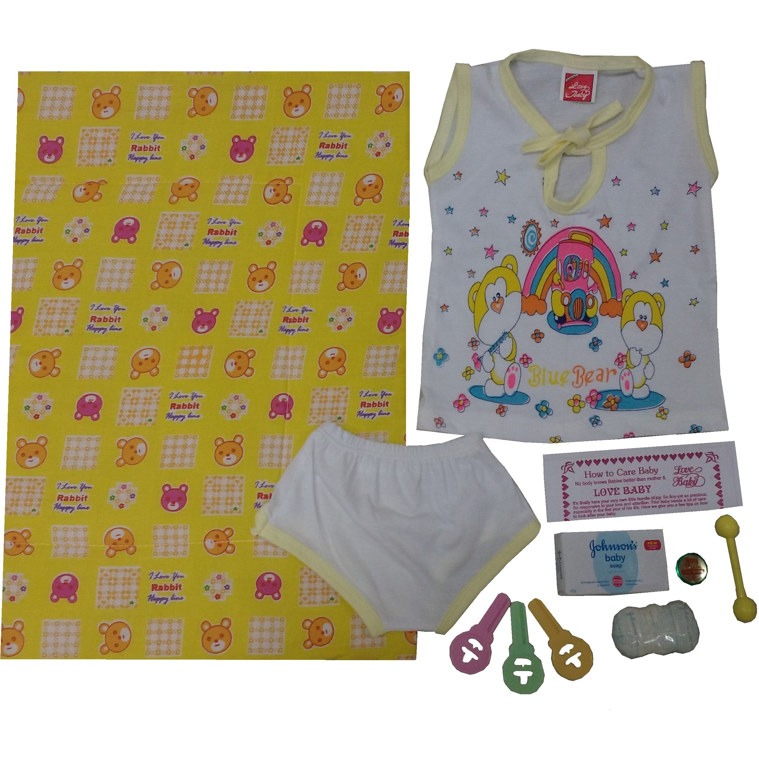 Love Baby Gift Set - Pushpak Yellow