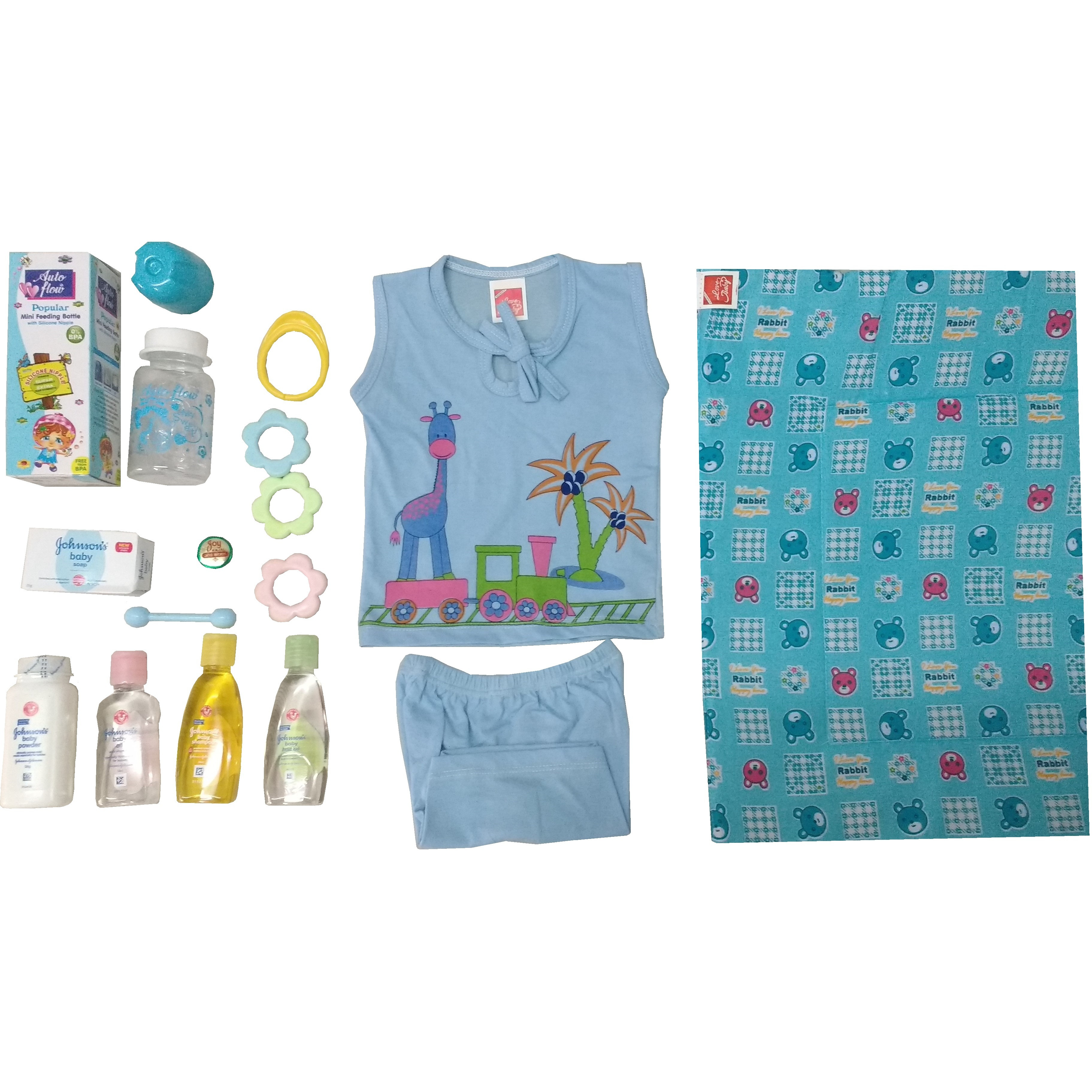 Love Baby Gift Set - Tinkel Bell Blue