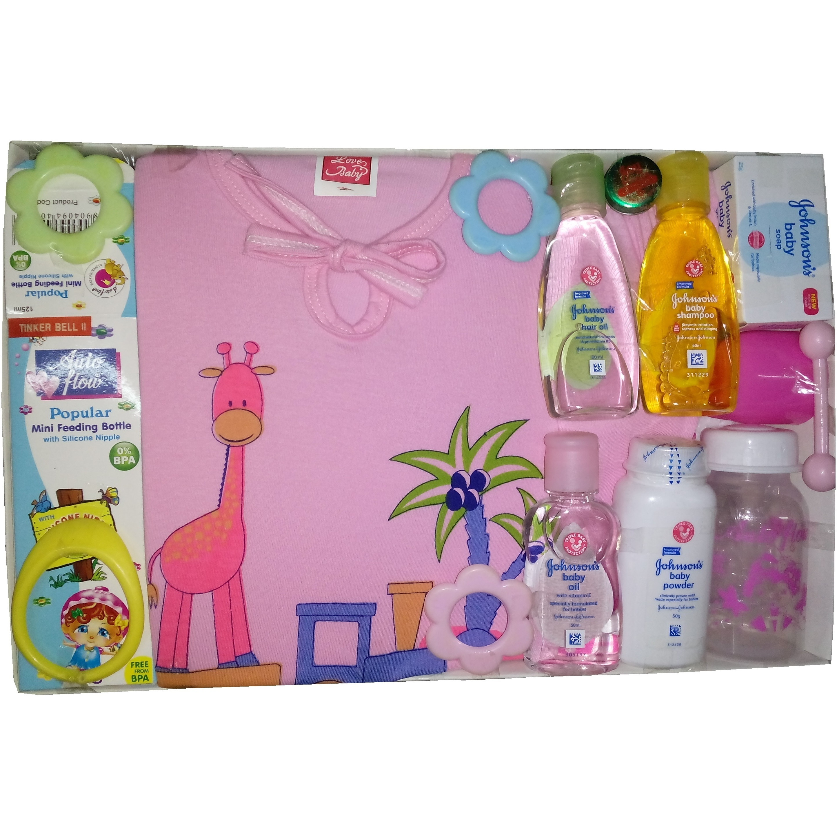 Love Baby Gift Set - Tinkel Bell Pink
