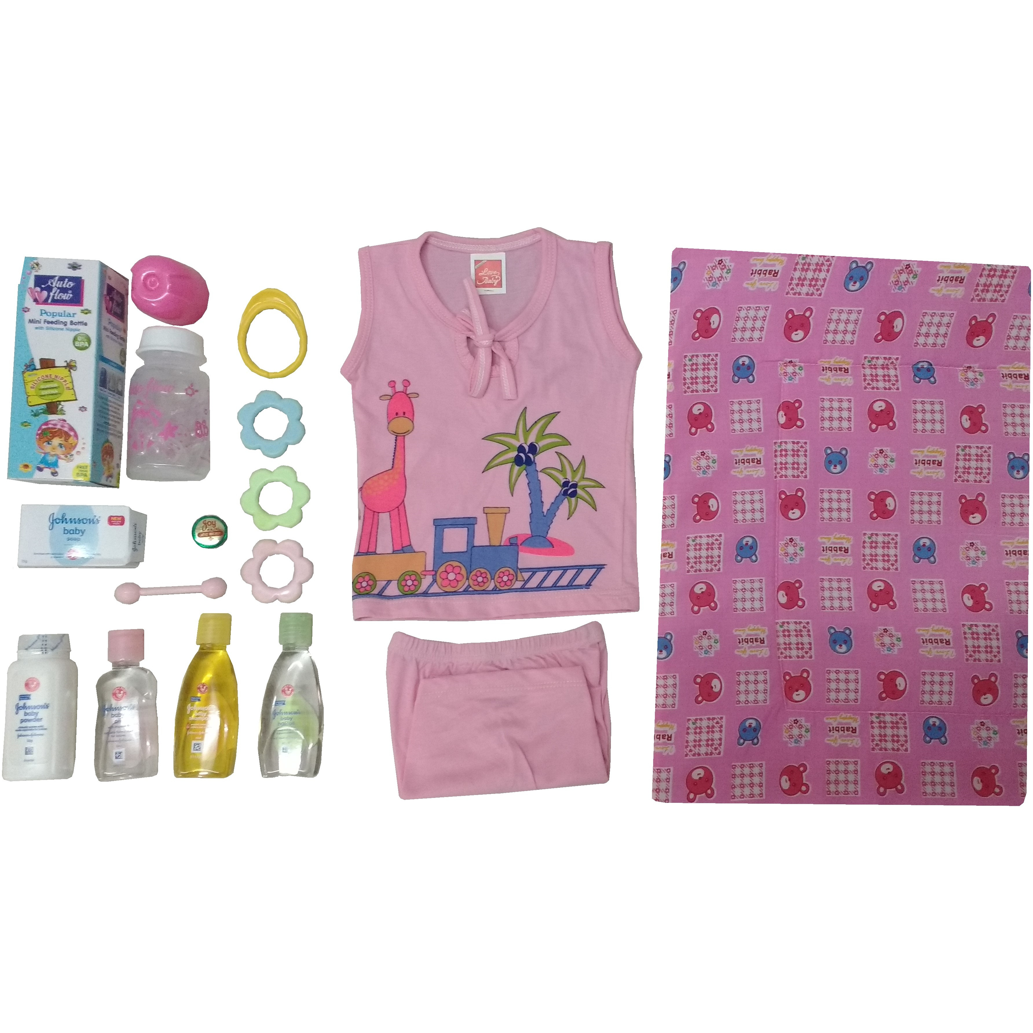 Love Baby Gift Set - Tinkel Bell Pink