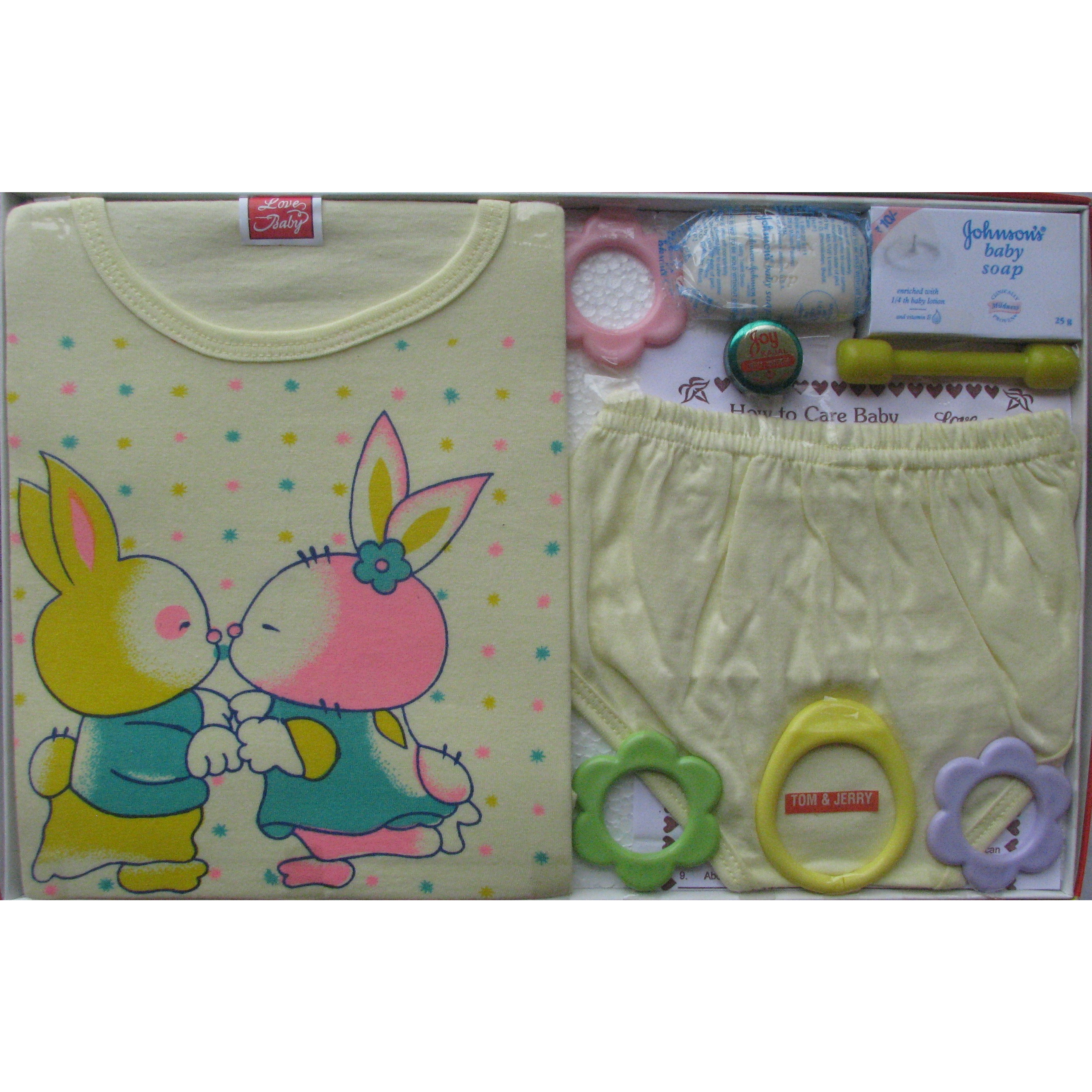 Love Baby Gift Set - Tom & Jerry Yellow