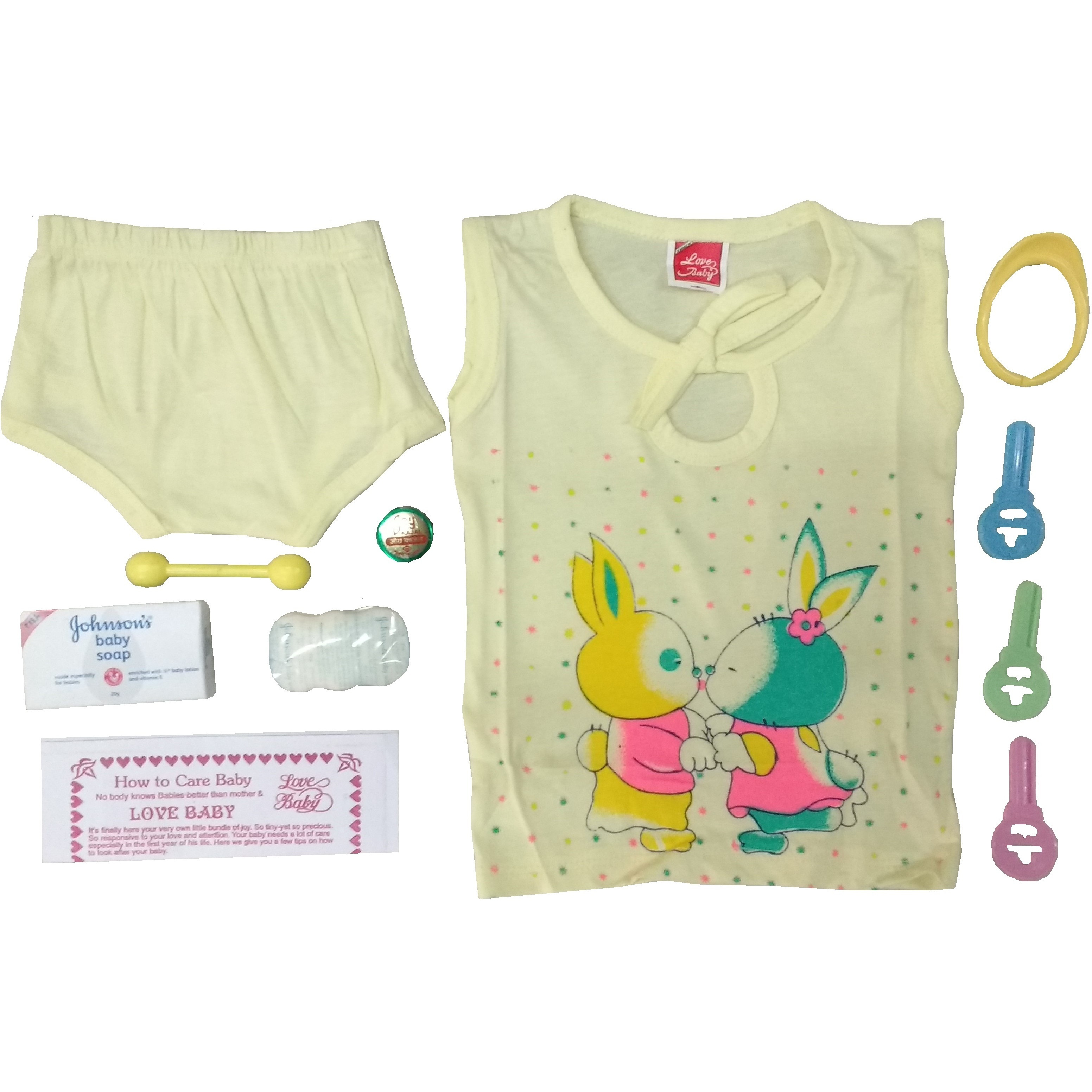 Love Baby Gift Set - Tom & Jerry Yellow