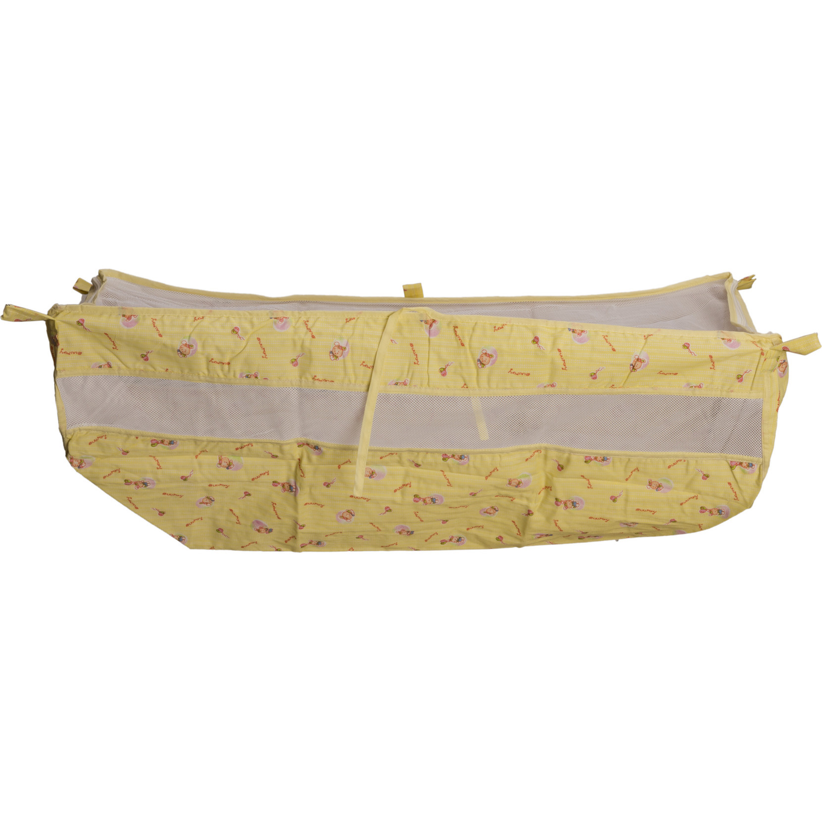 Love Baby Cradel cloth With Side Net - 571 Yellow