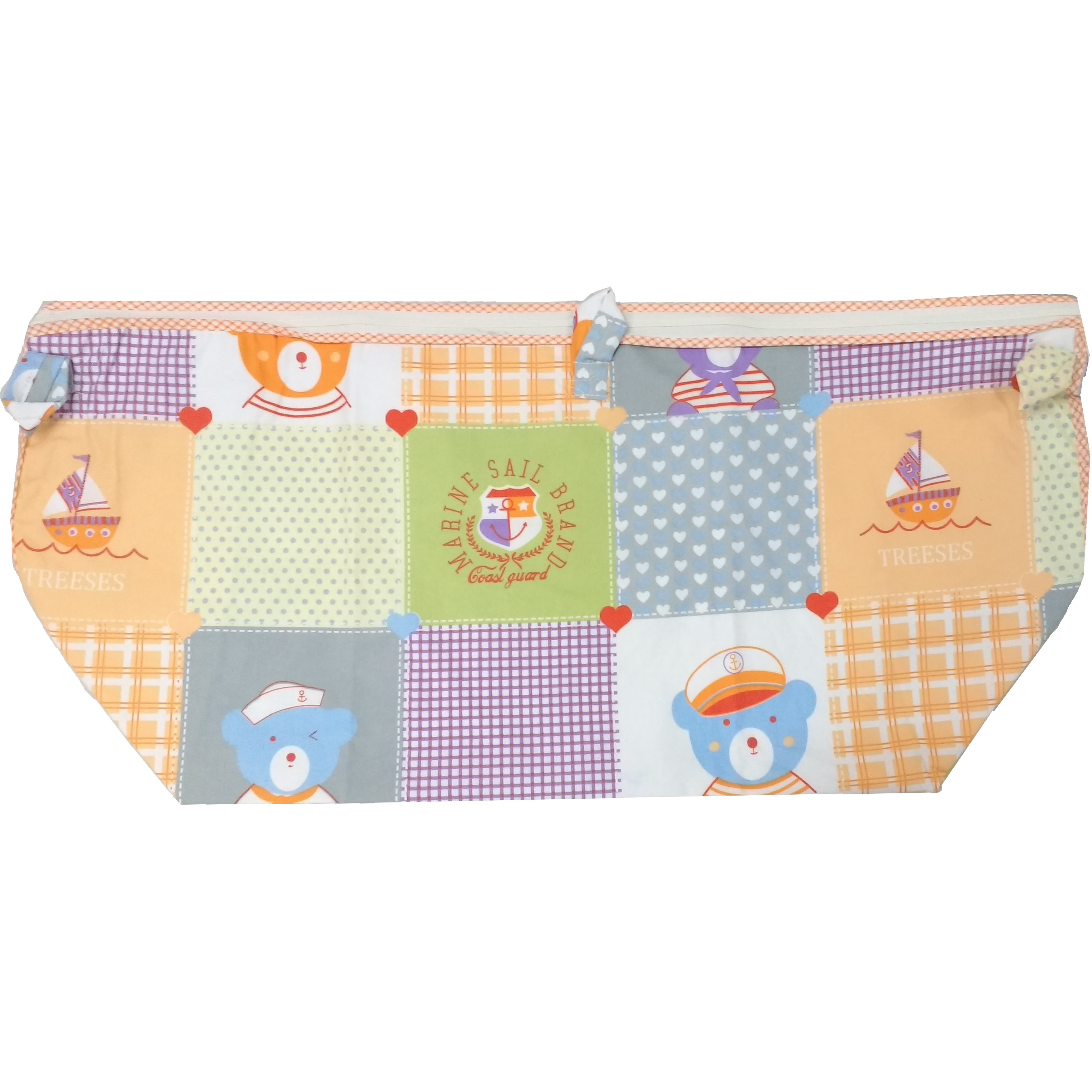 Love Baby Cradle Cloth Superfine With Side Net - 572 Blue