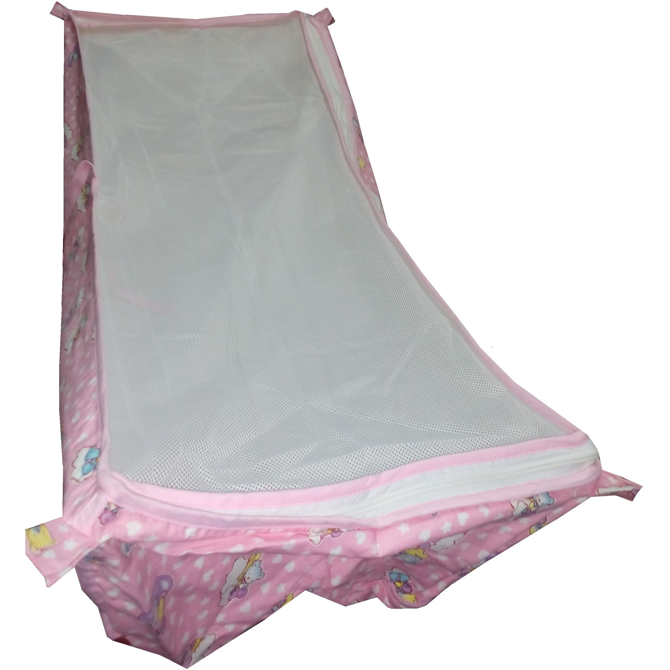 Love Baby Cradel cloth With Upper Net - 584 Pink