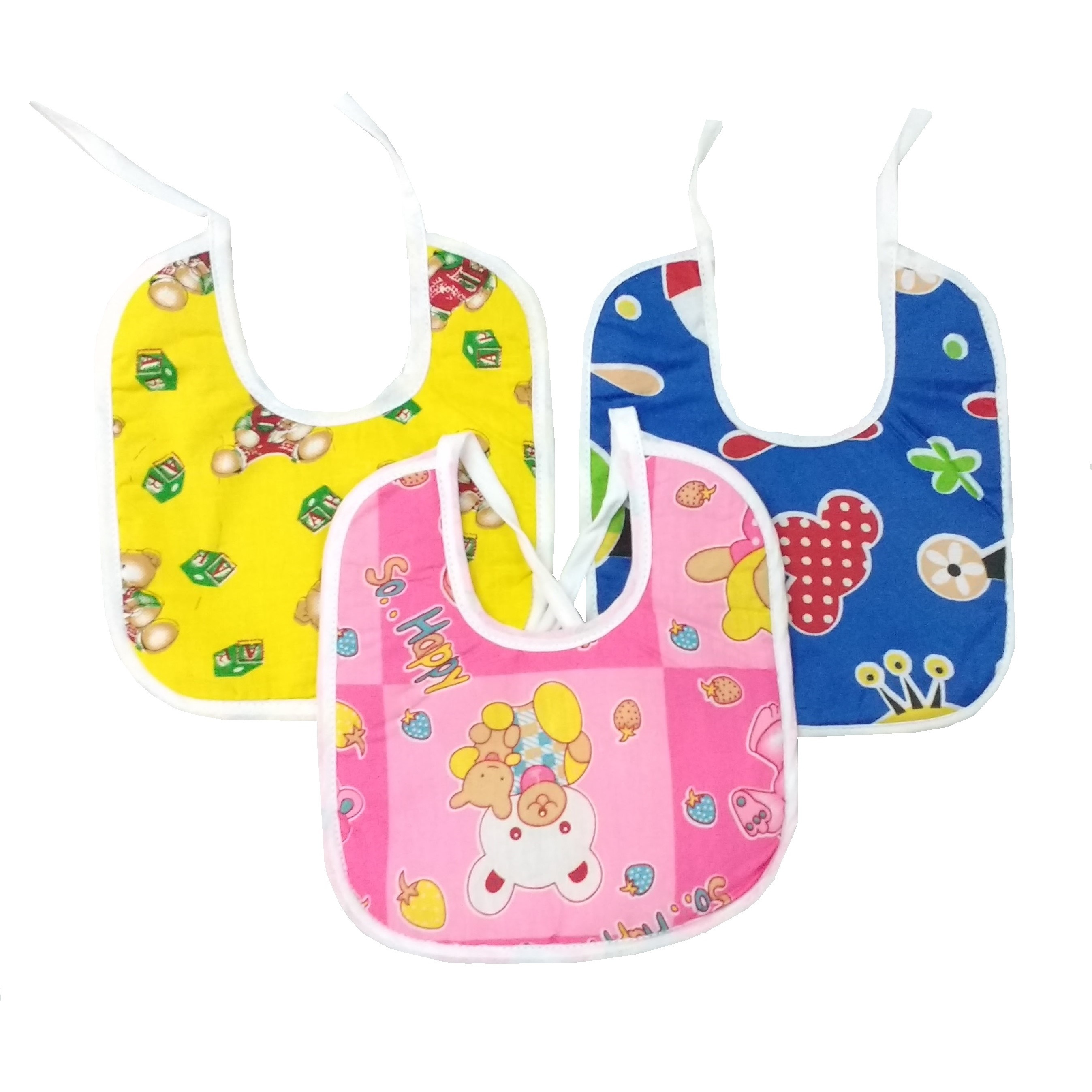 Love Baby Cotton Printed Bibs - 603 Combo A