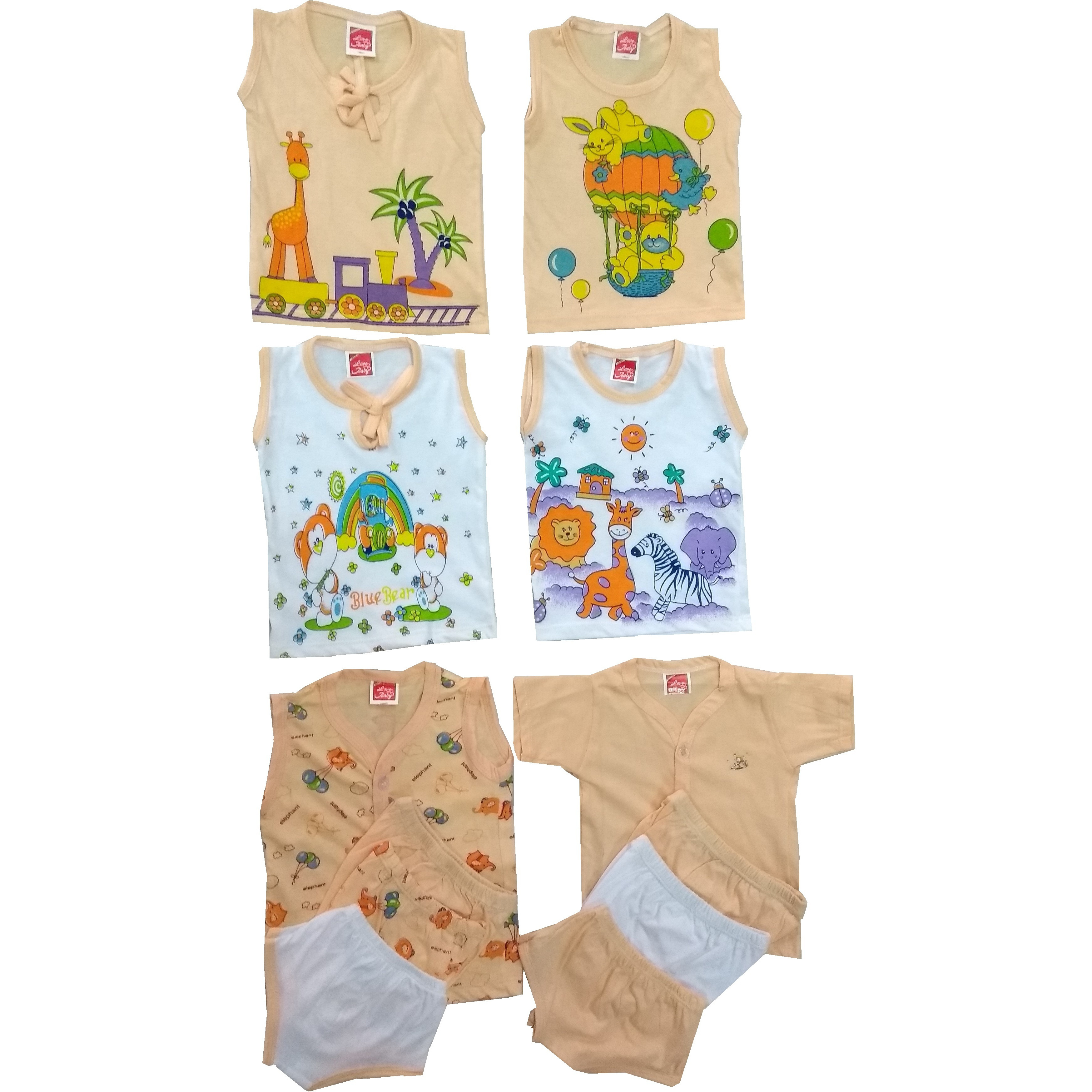 Love Baby Organic Clothing Ink Combo Set - BC09