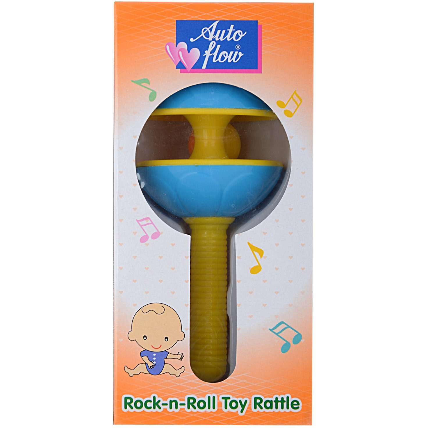 Auto Flow Rattle Toy - Rock-N-Roll - BT23 Yellow