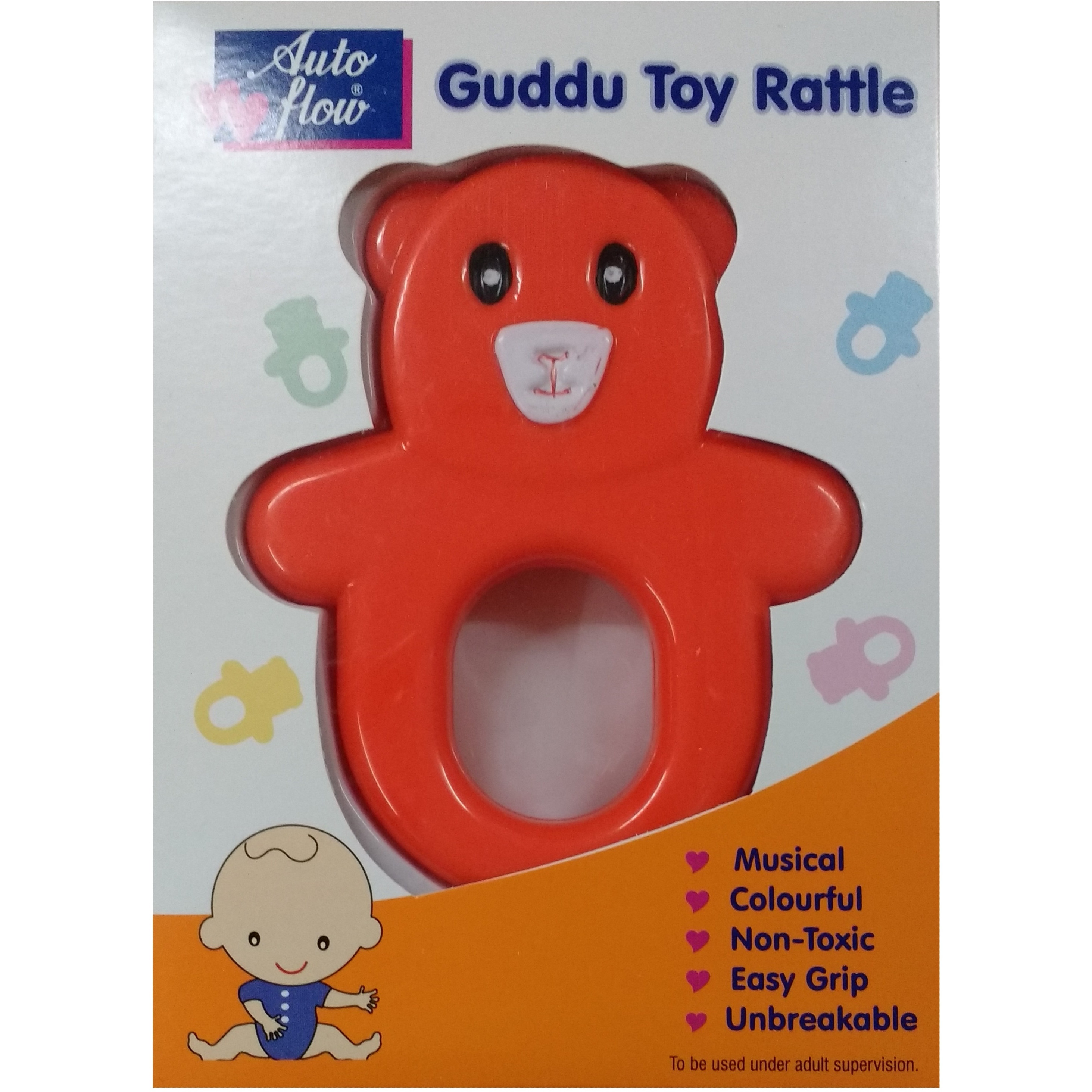 Auto Flow Rattle Toy - Guddu Toy - BT24 Red